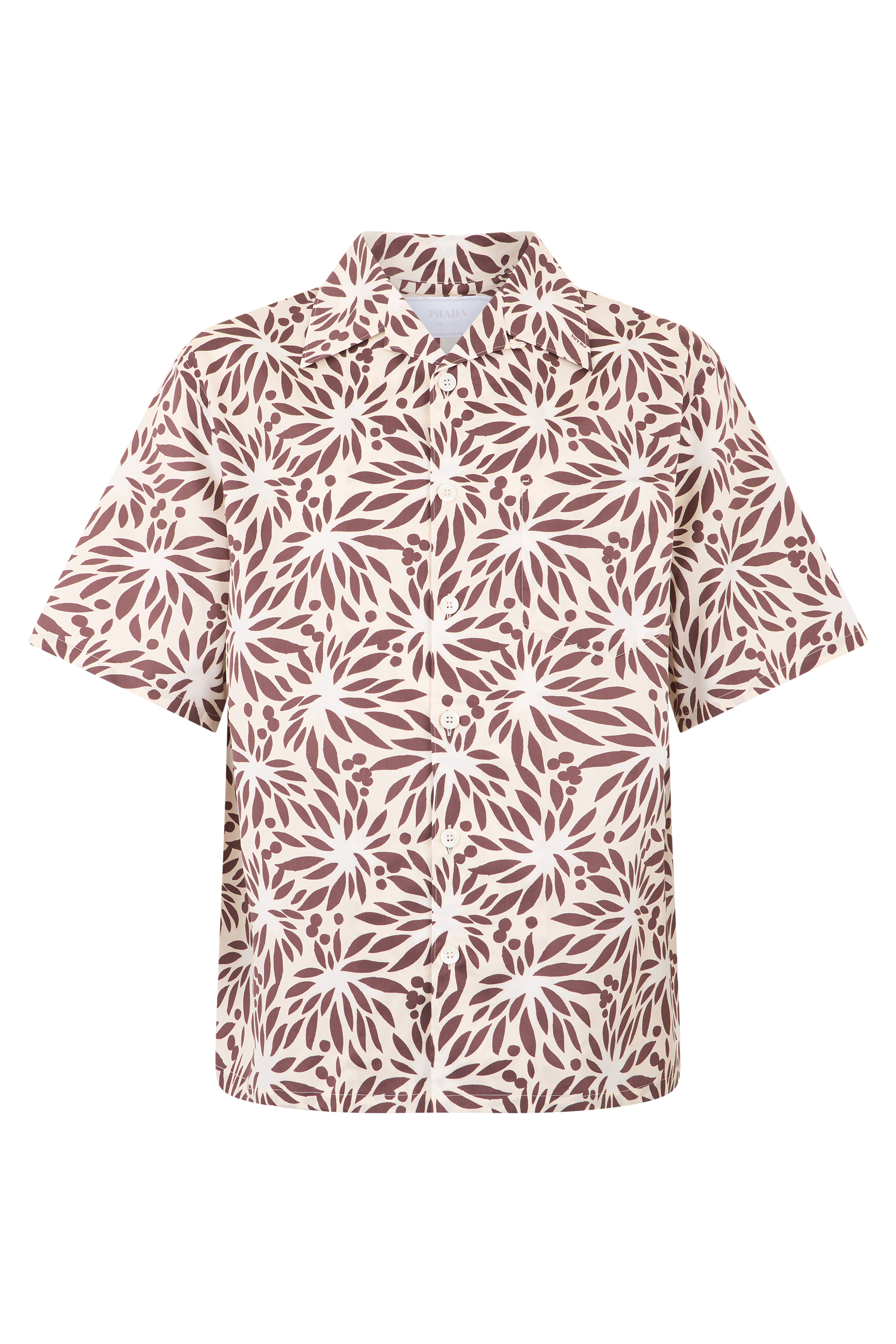 Shirt in cotton and silk