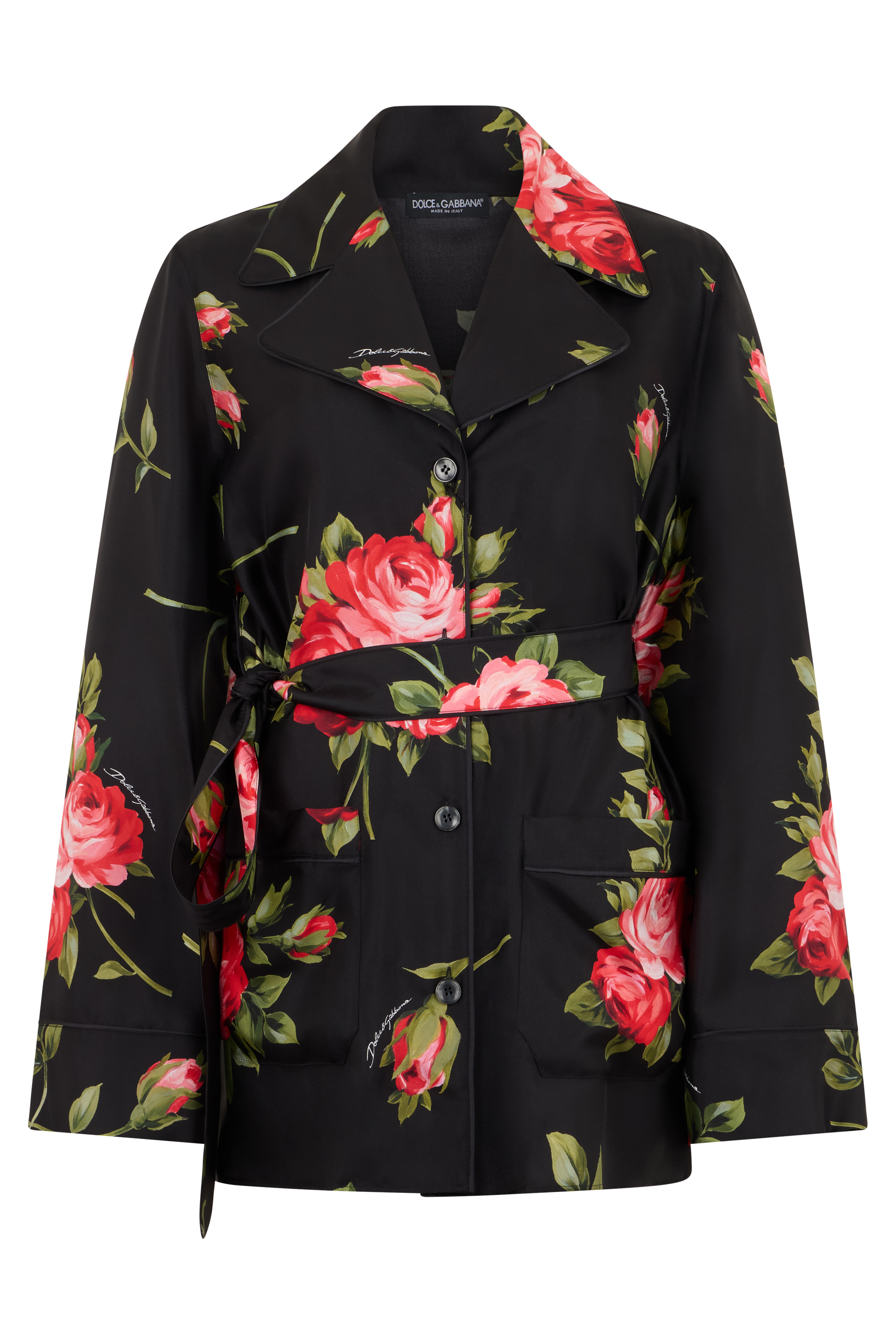 Silk floral jacket