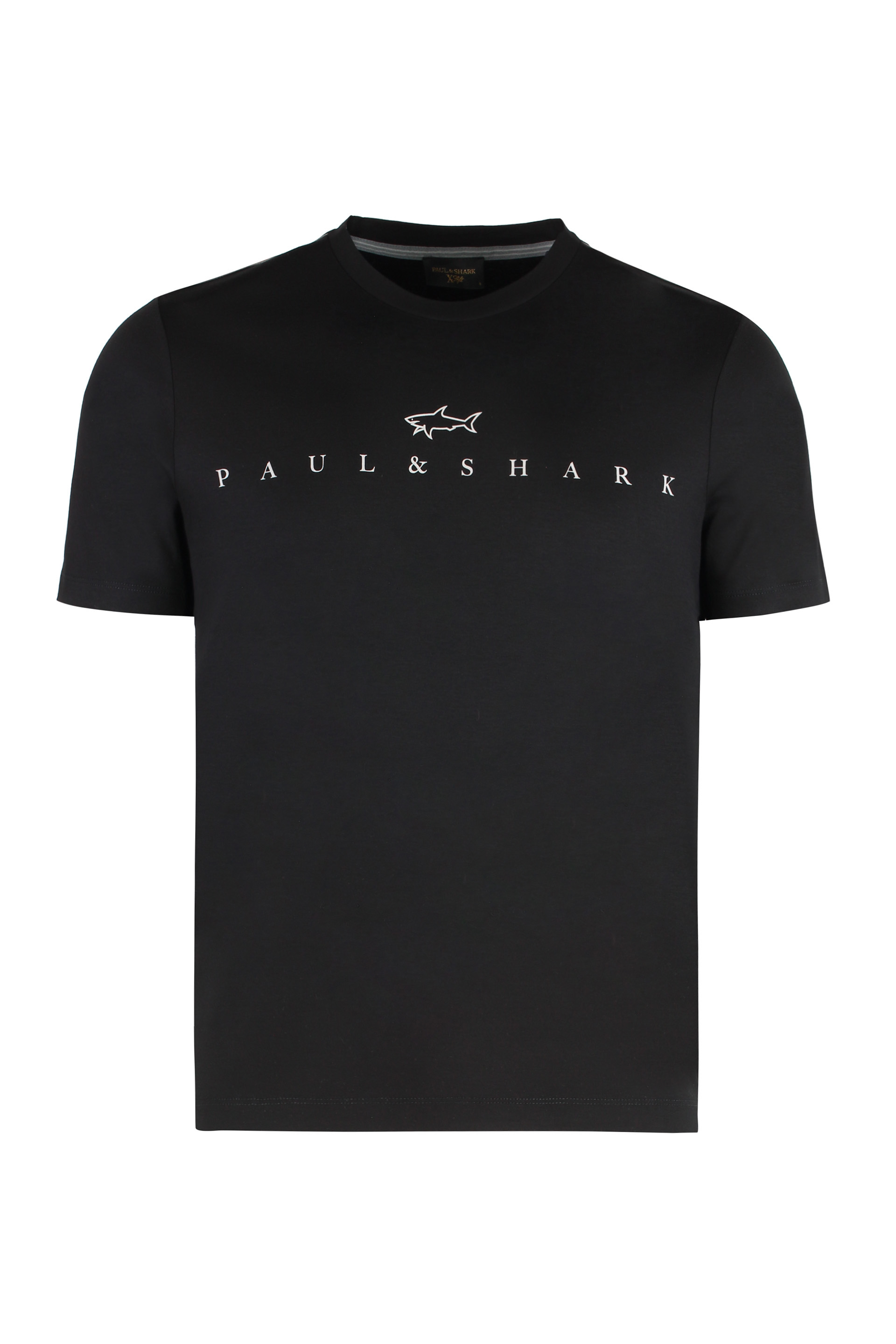 T-shirt crew neck in cotton blend