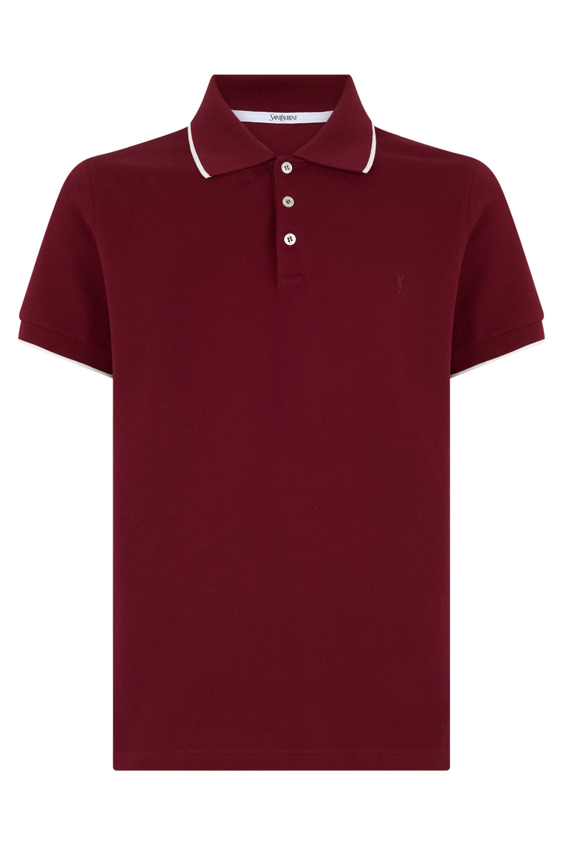 Short sleeve polo in cotton piqué
