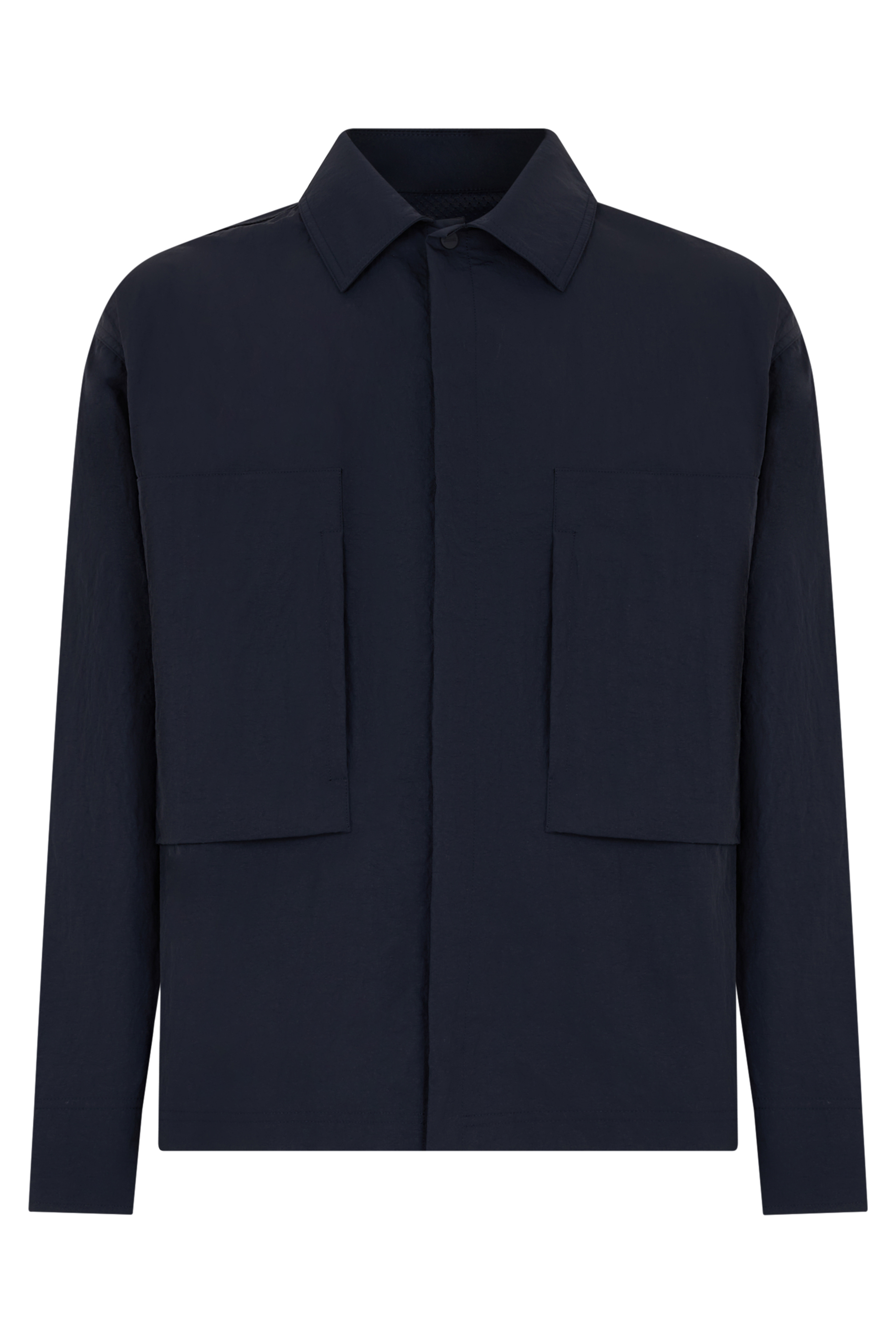Wind jacket with collar