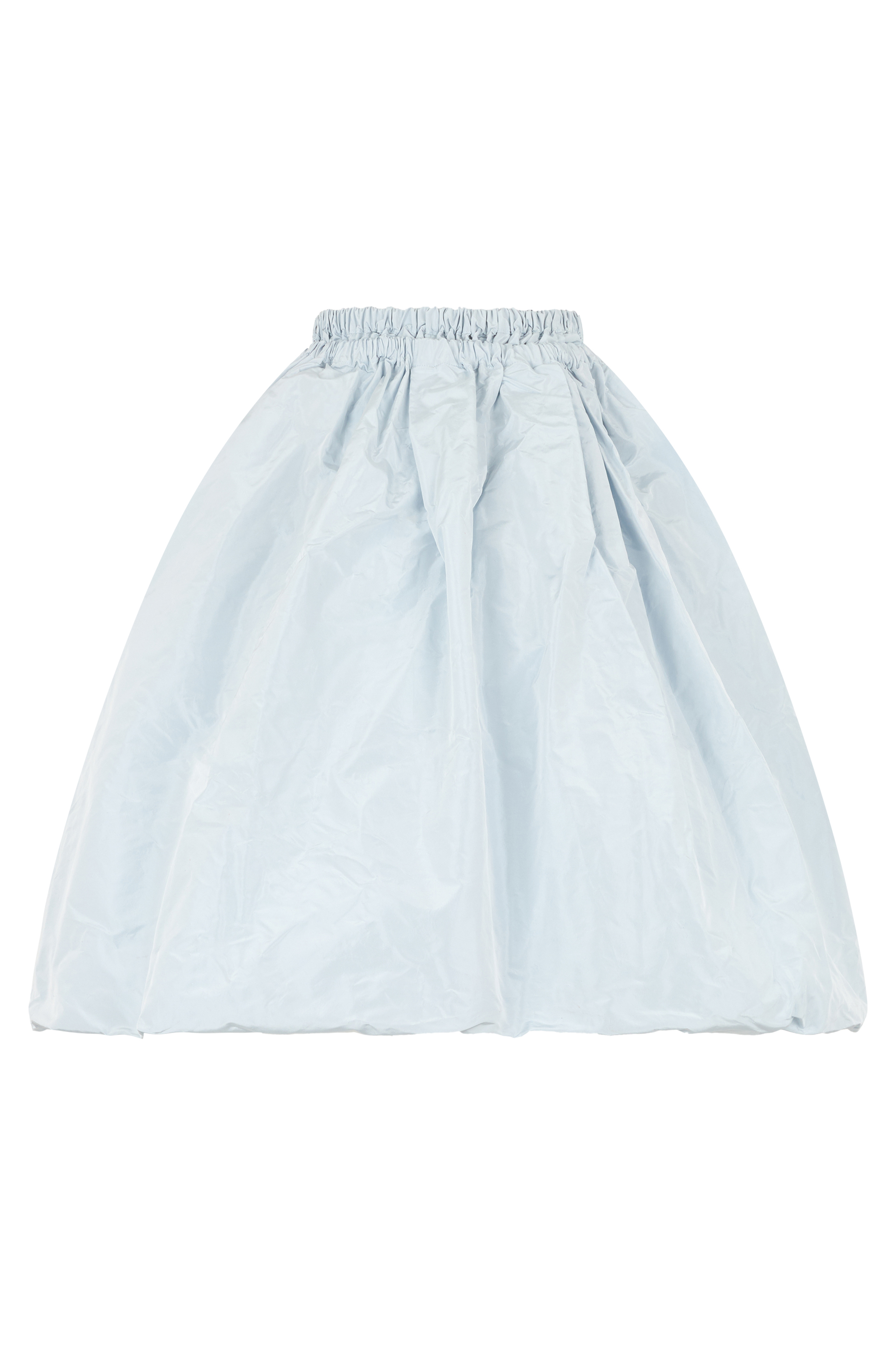 Ruched skirt in taffeta