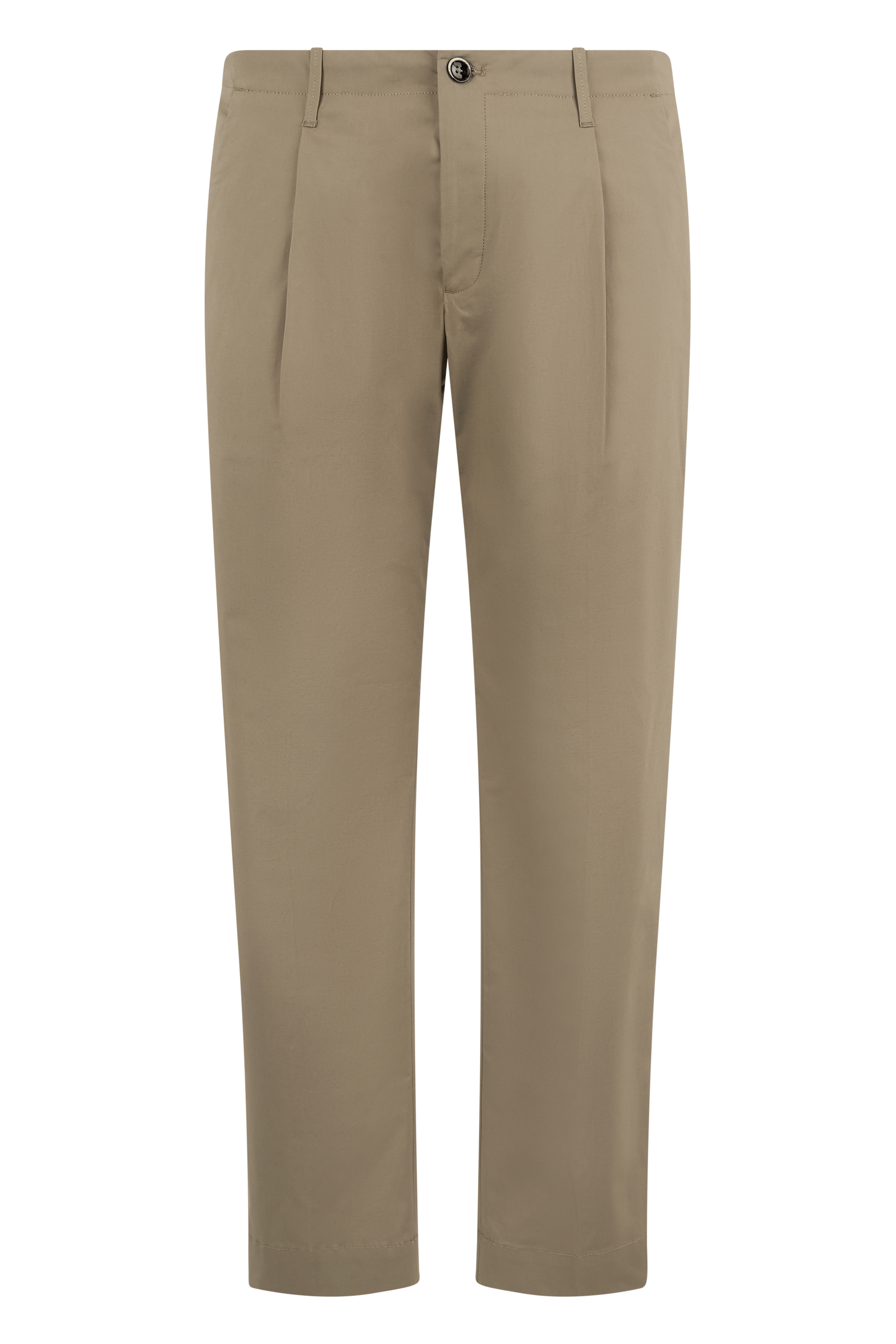 Straight cotton pants