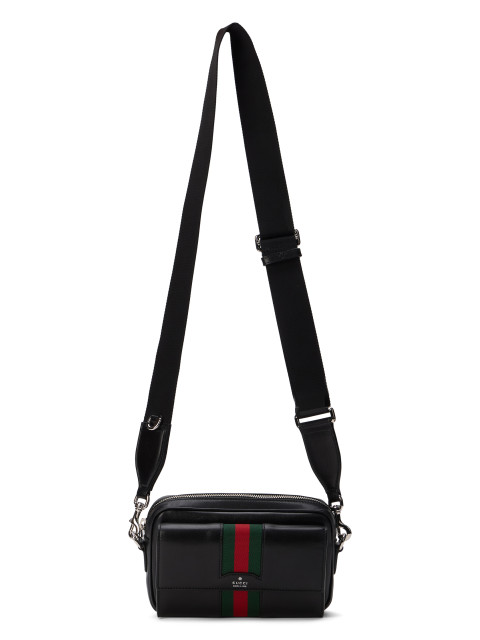 Leather shoulder bag