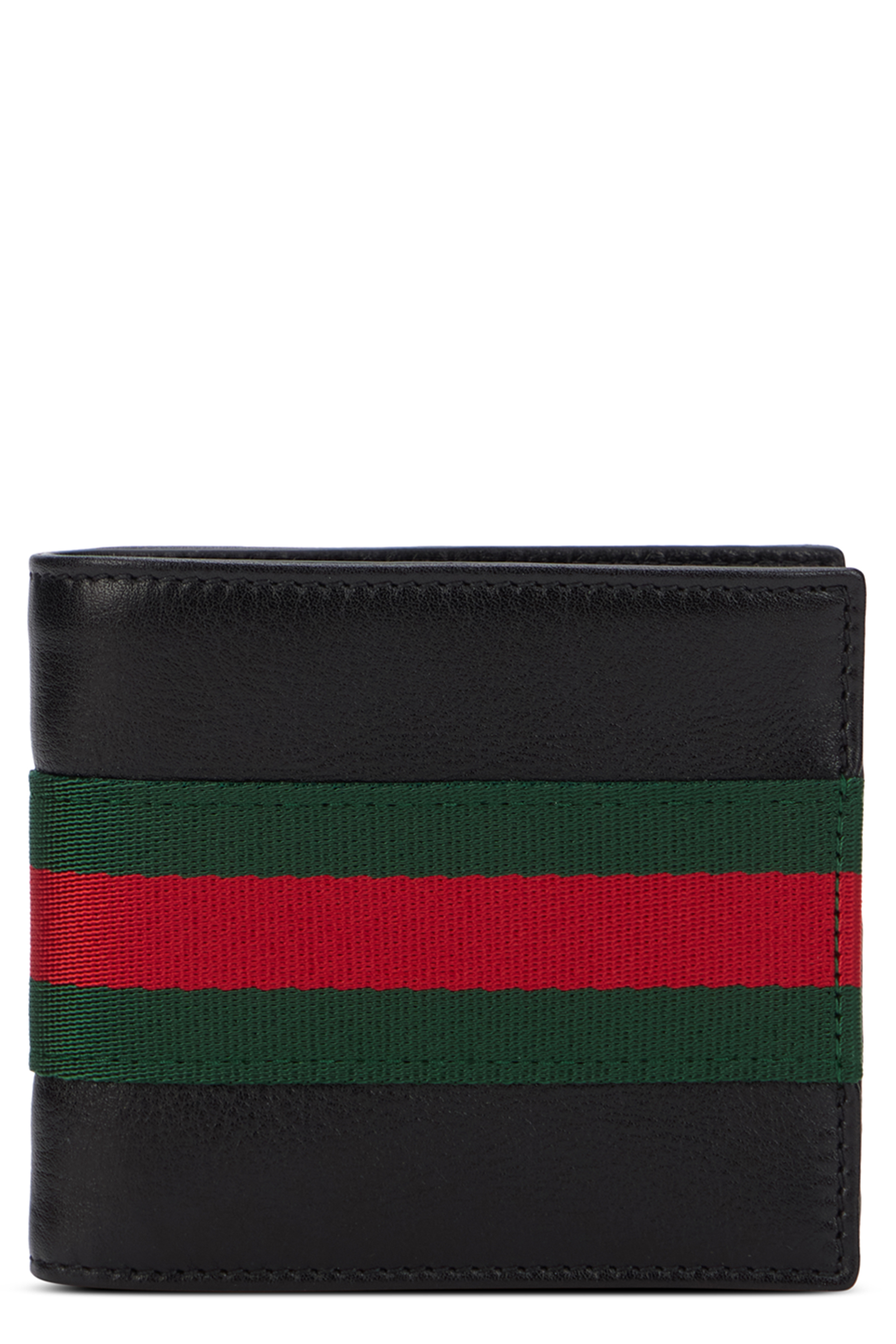 Bi-fold wallet Web Trademark in leather