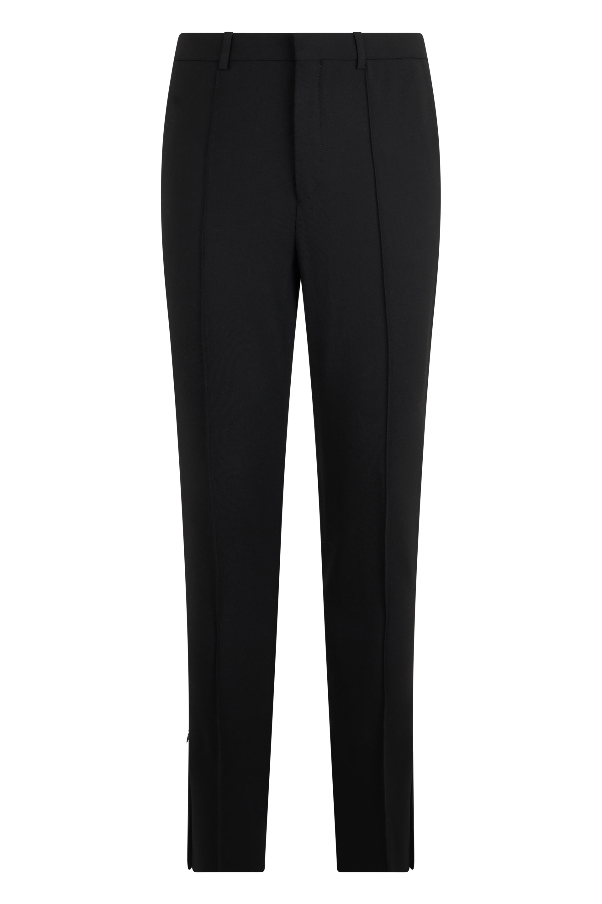 Slim wool stretch pants