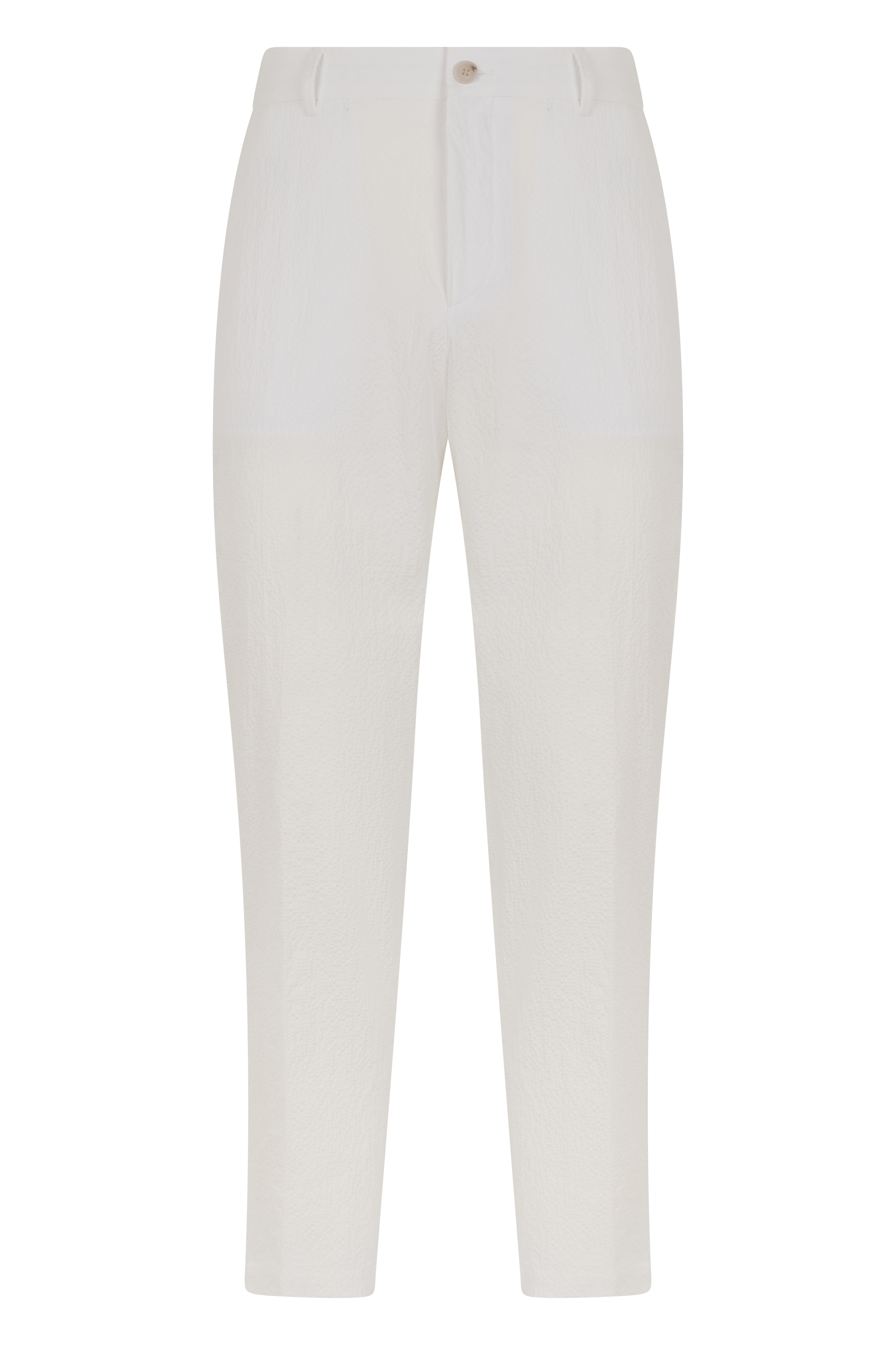 Trousers with a slim fit in stretch cotton