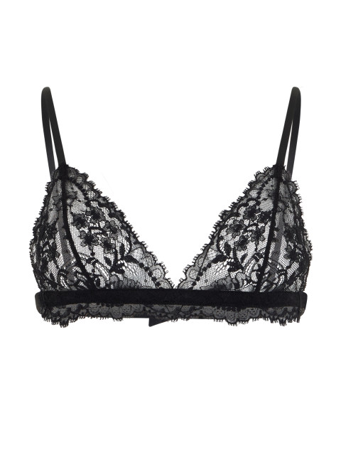 Lace triangle bralette