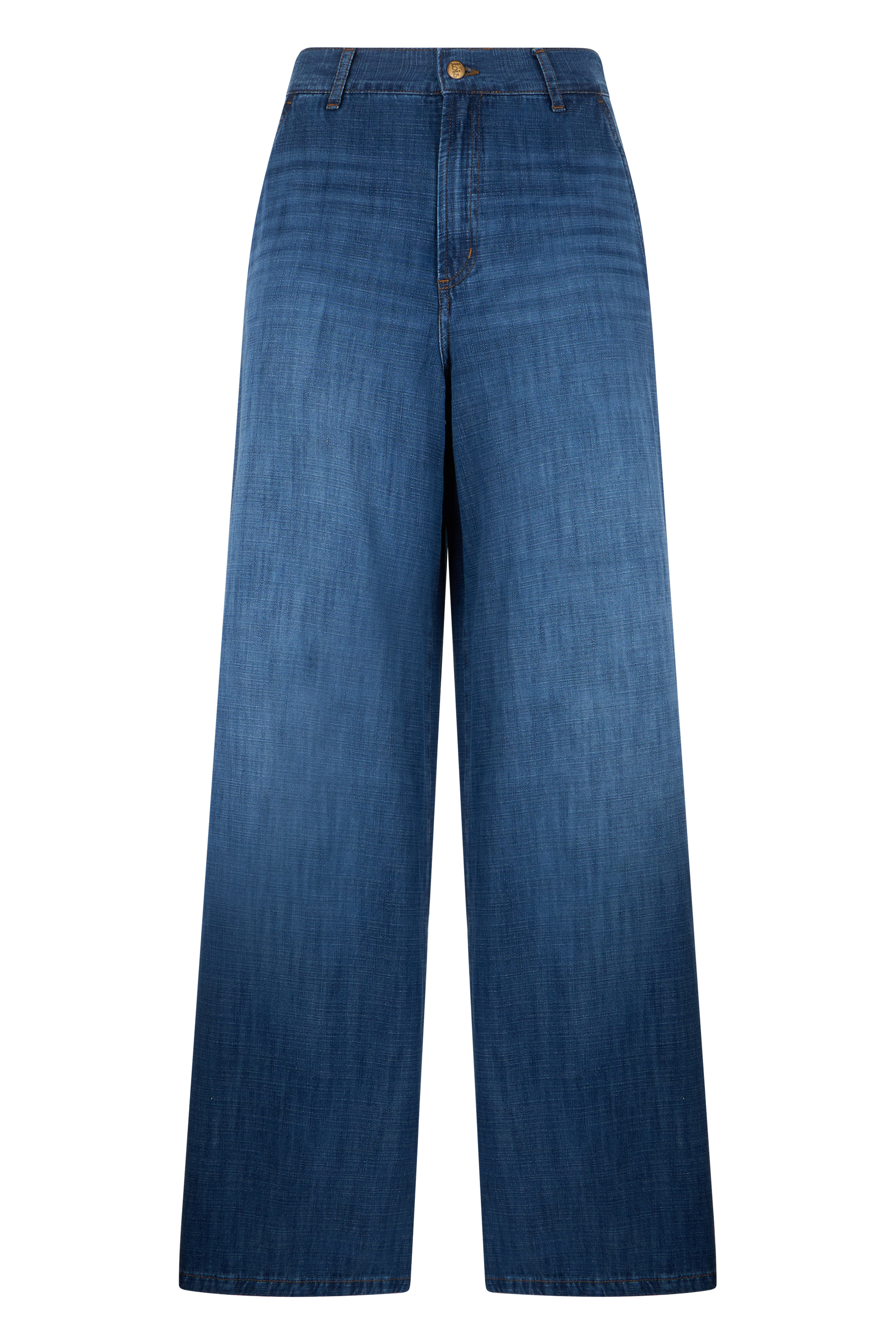 Loose cotton jeans