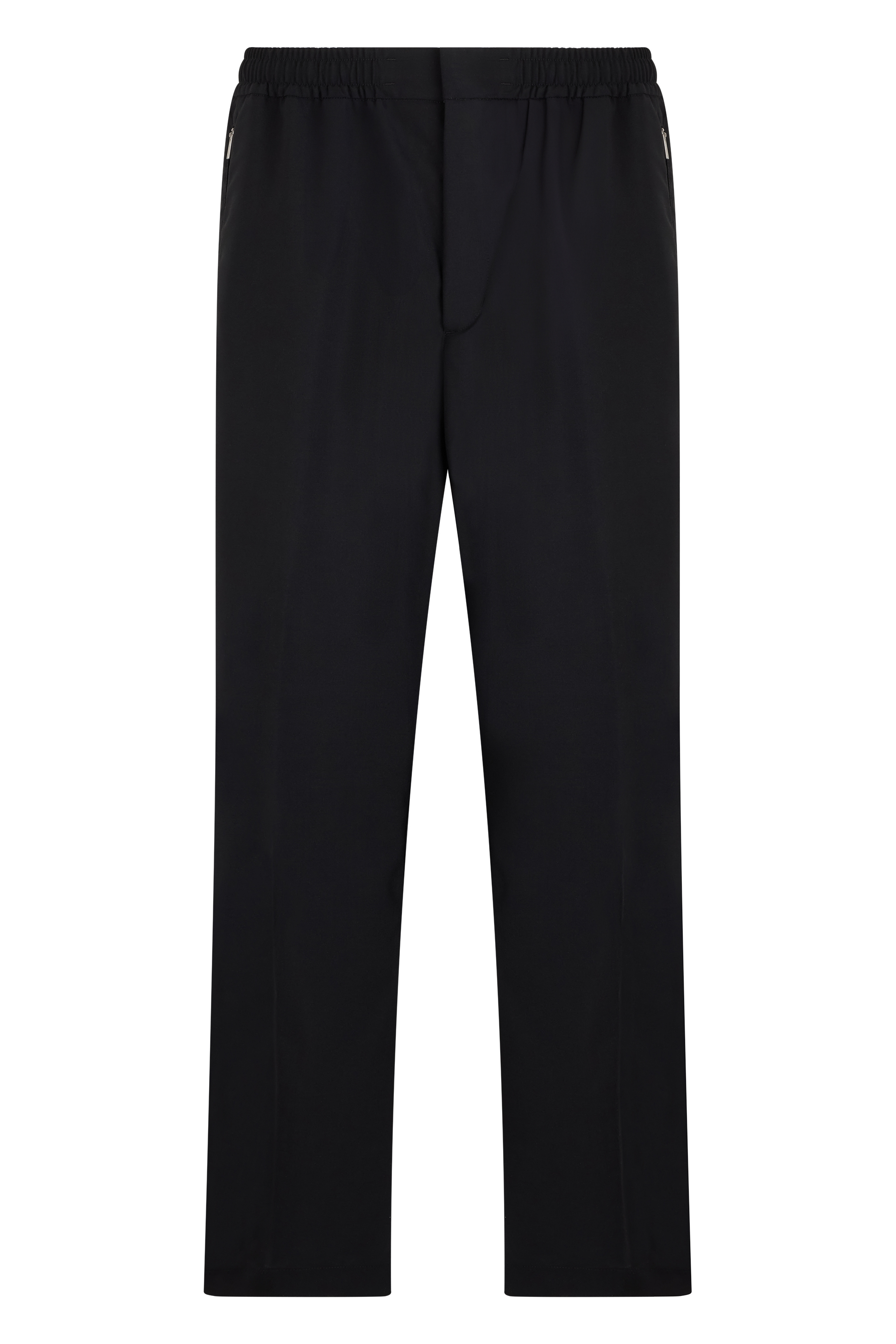 Pants with elastic waistband