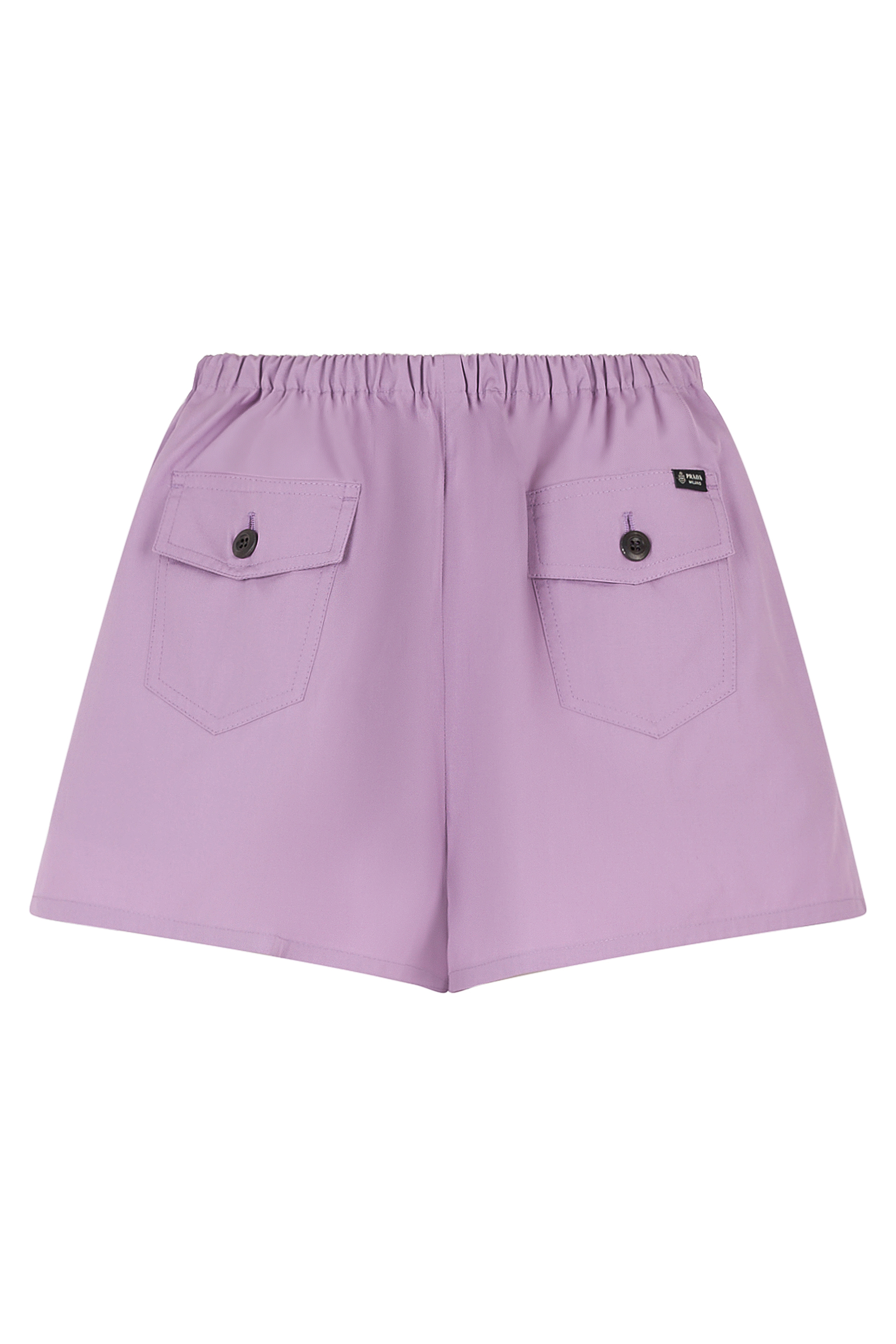 Elegant Purple High-Waisted Shorts