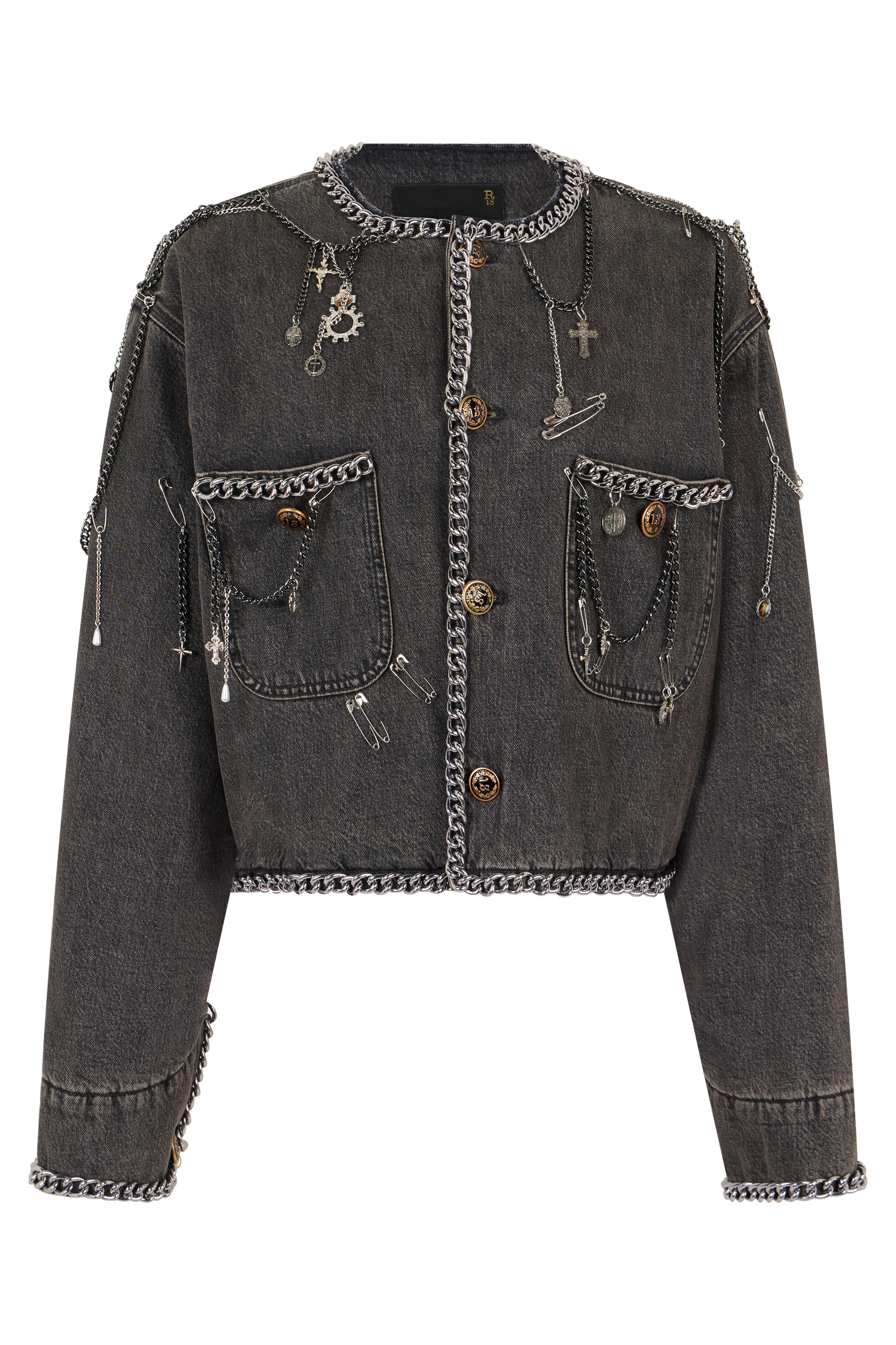 Short denim jacket