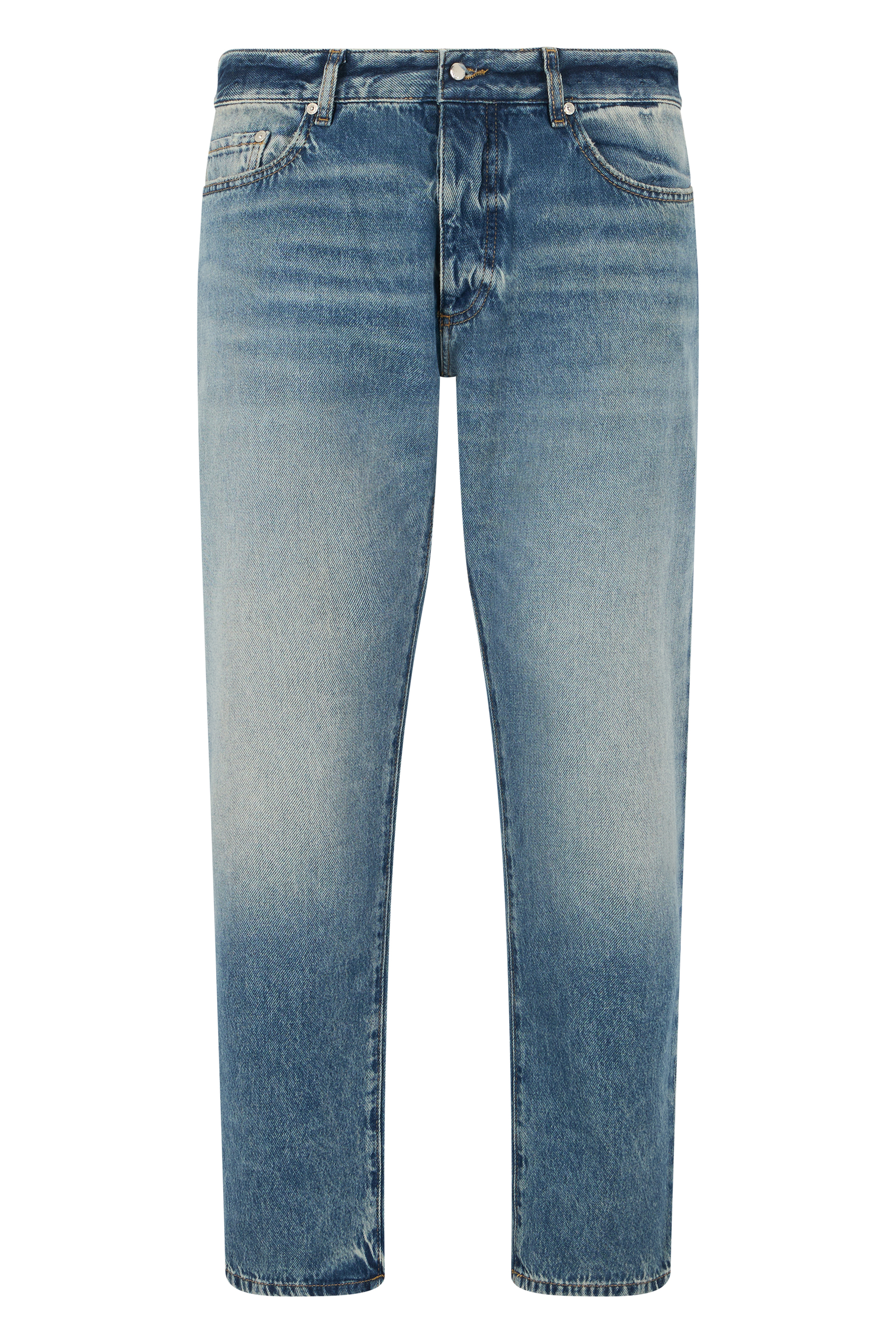 Slim cotton jeans