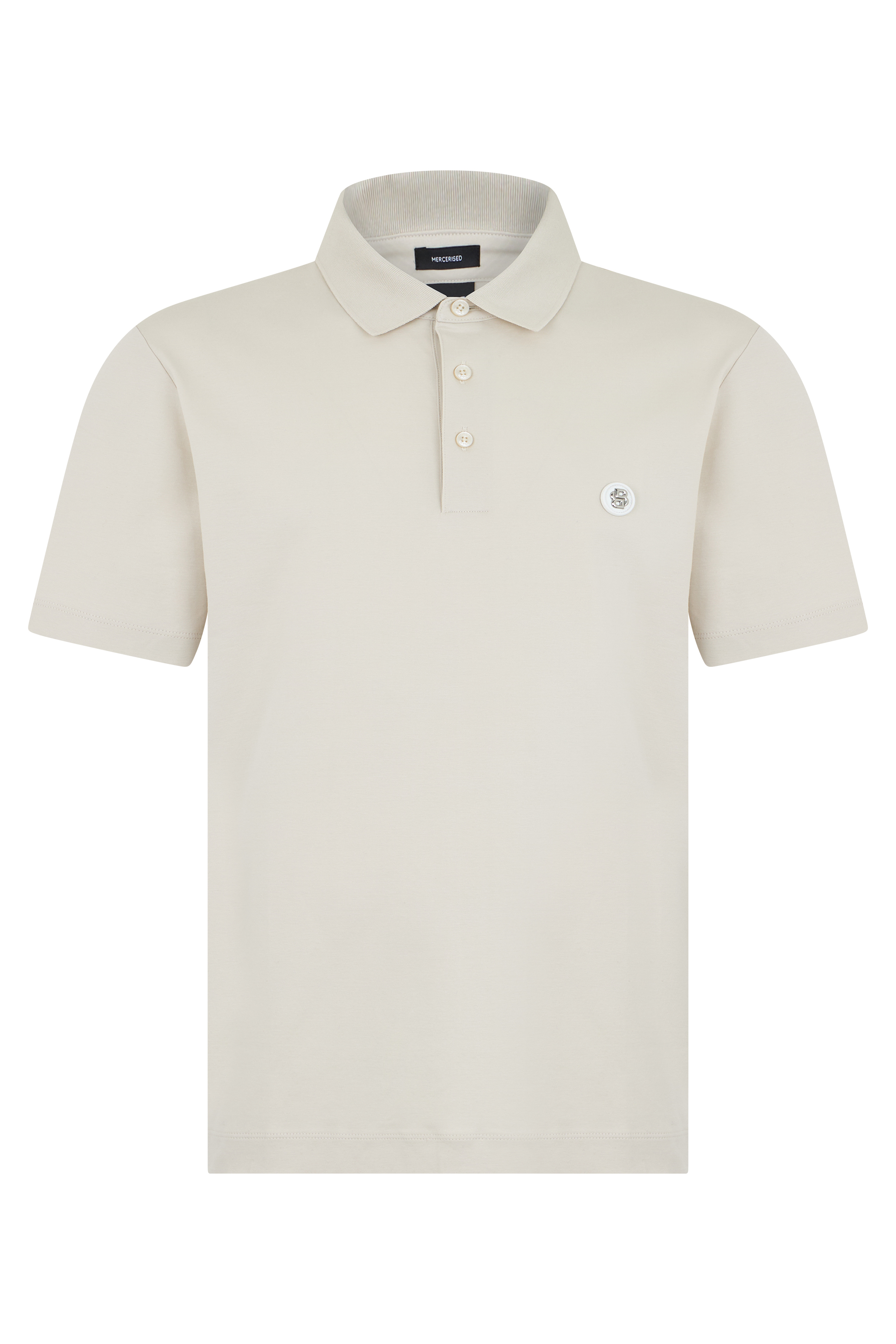 Short sleeve polo in cotton