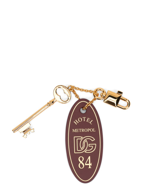 Keychain with leather tassel