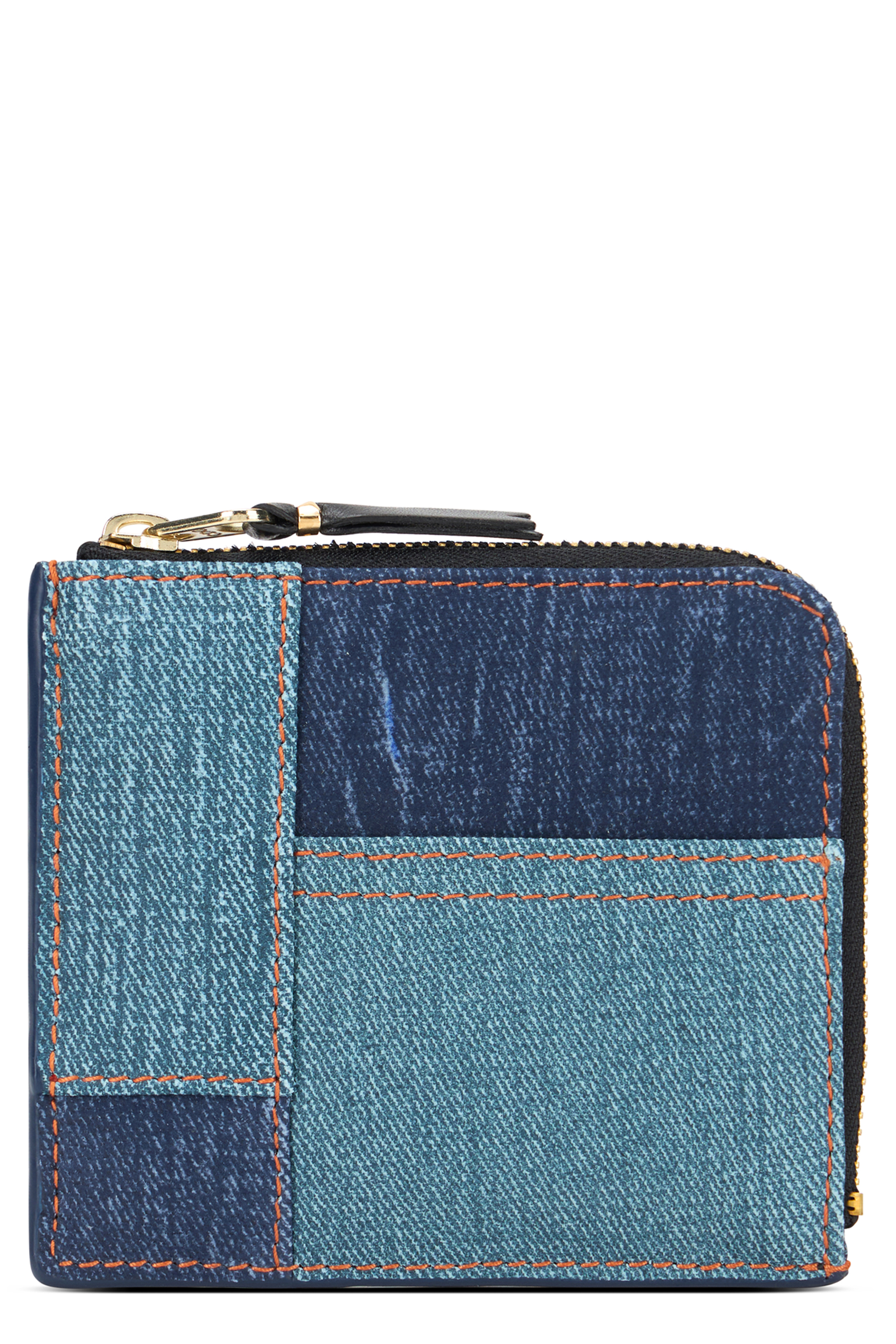 Compact wallet with zip
