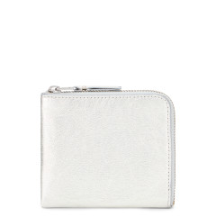 Compact wallet with zipper