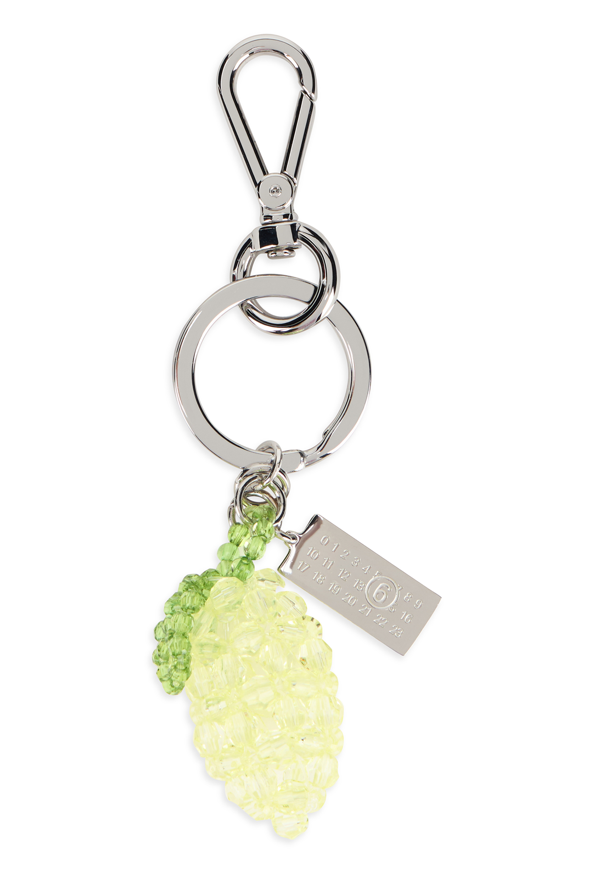 Lemon-shaped keychain