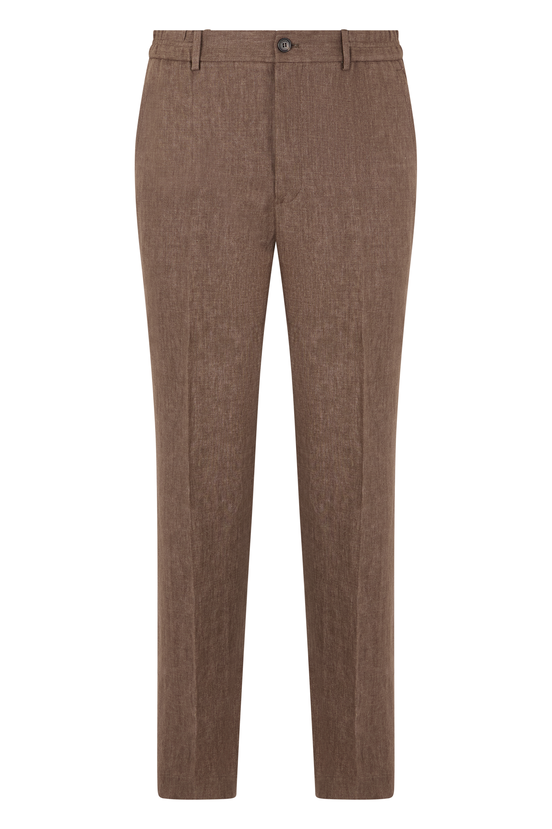 Tapered fit linen pants