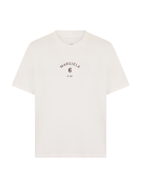 Cotton t-shirt with printed logo