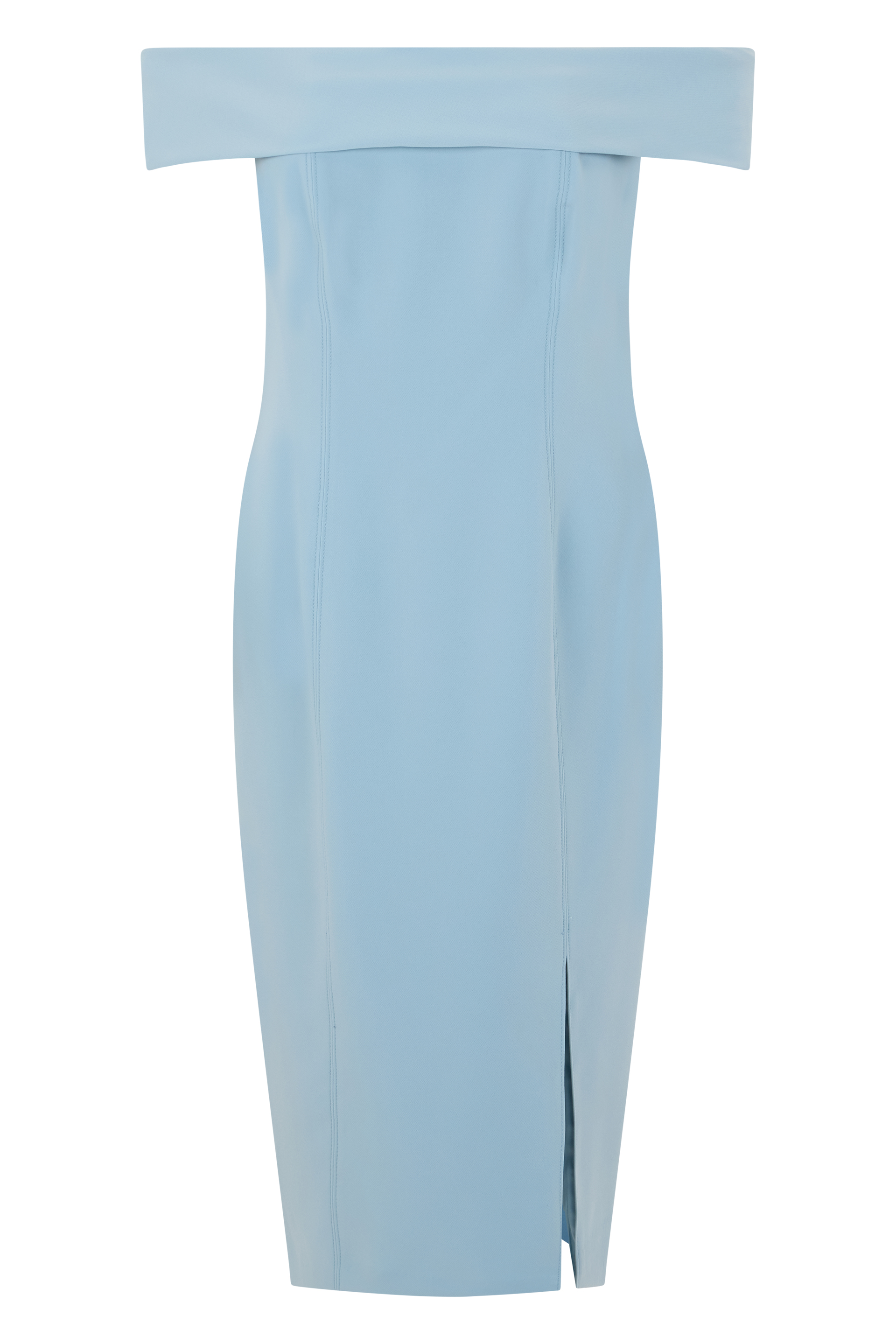 Midi bodycon dress with slit