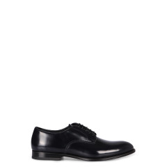 Leather lace-up shoes
