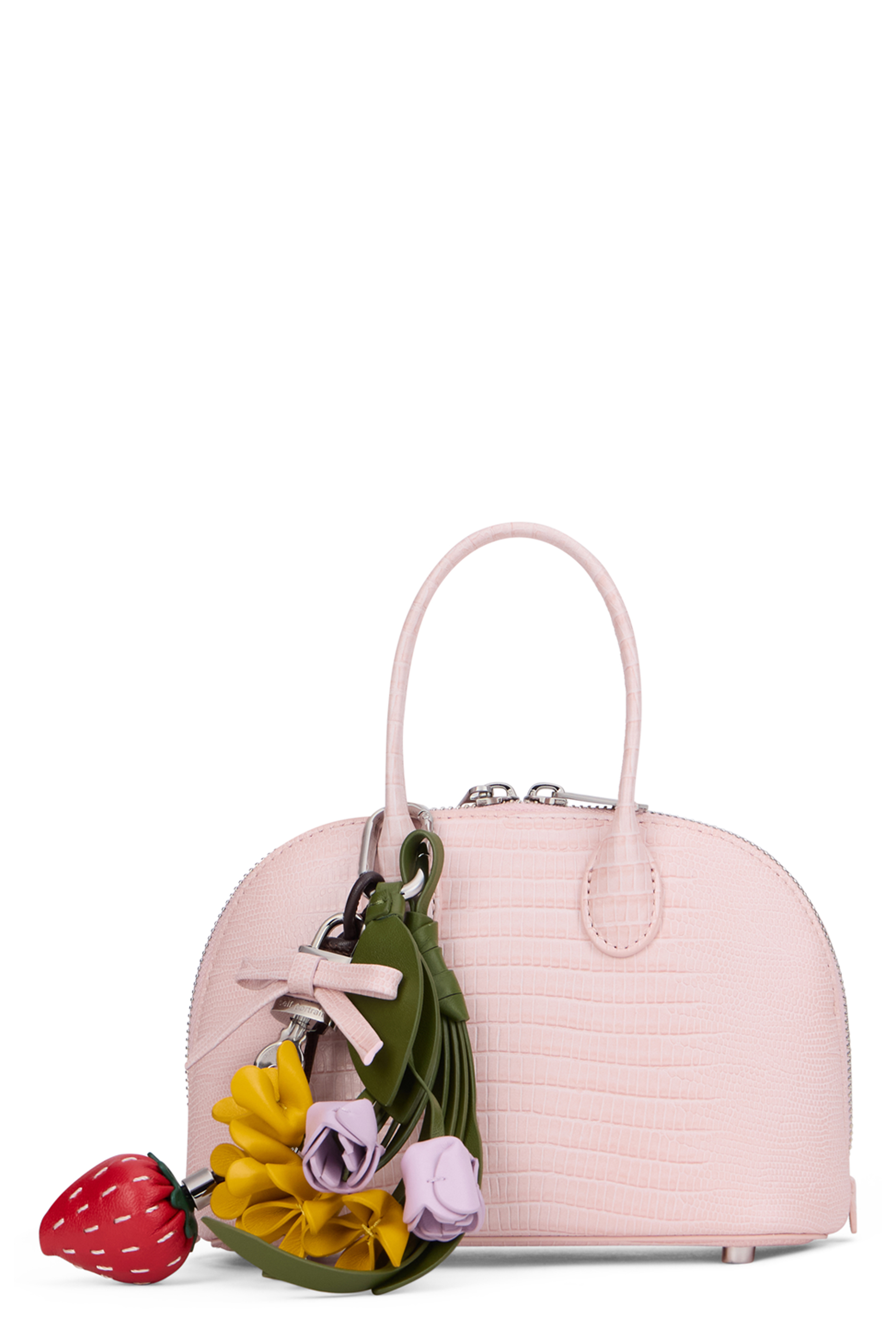 Mini handbag with pendants