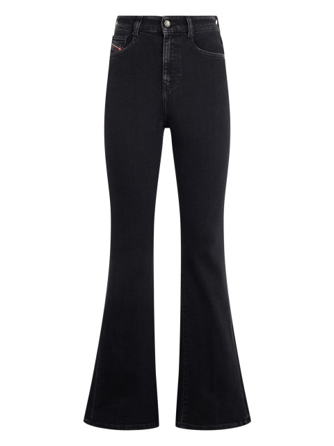 Bell-bottom jeans made of cotton denim