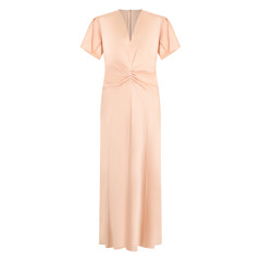 Long satin dress