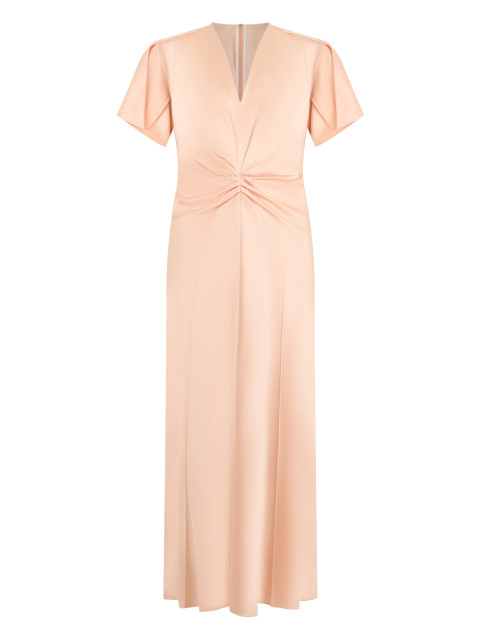 Long satin dress