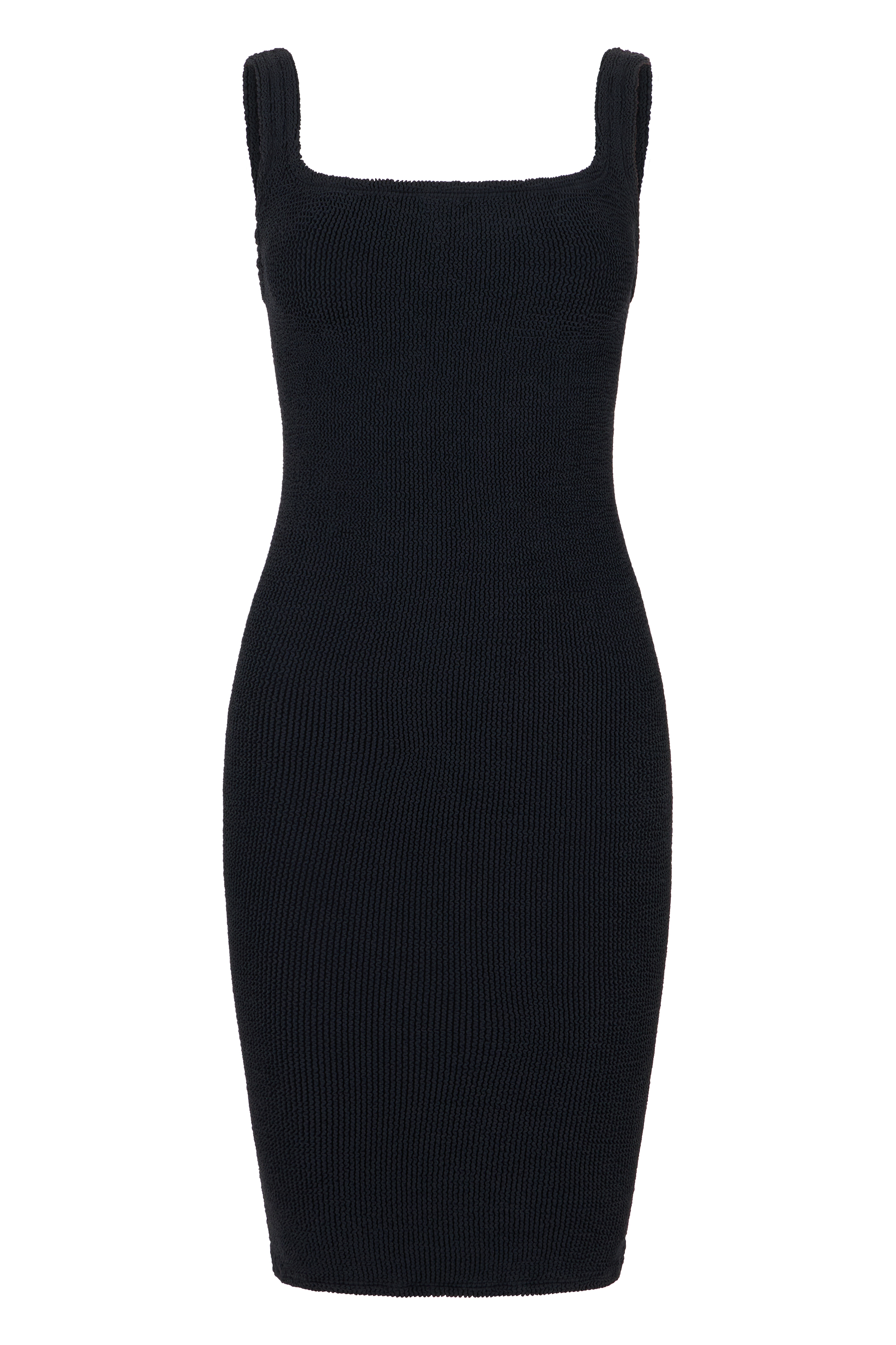 Midi dress with square neckline