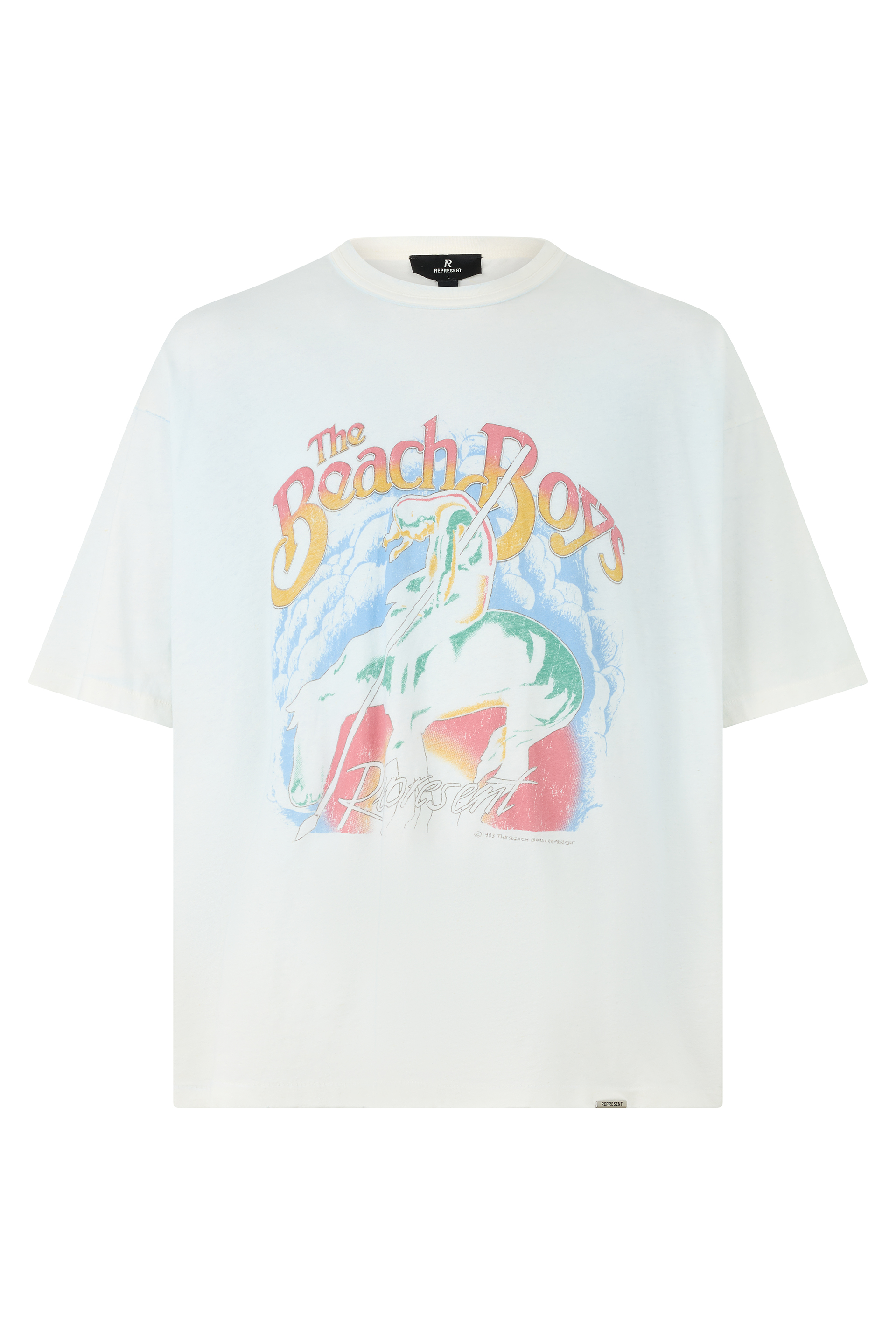 T-shirt with colorful print