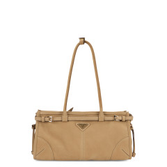 Elegant beige bag with comfortable shoulder strap