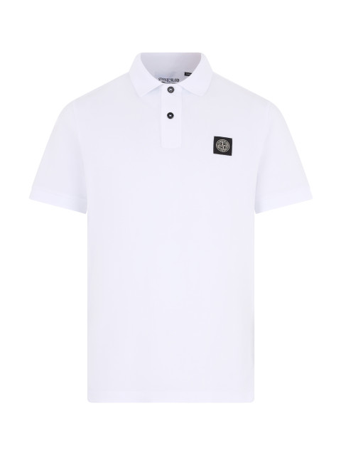 Cotton elasticized polo