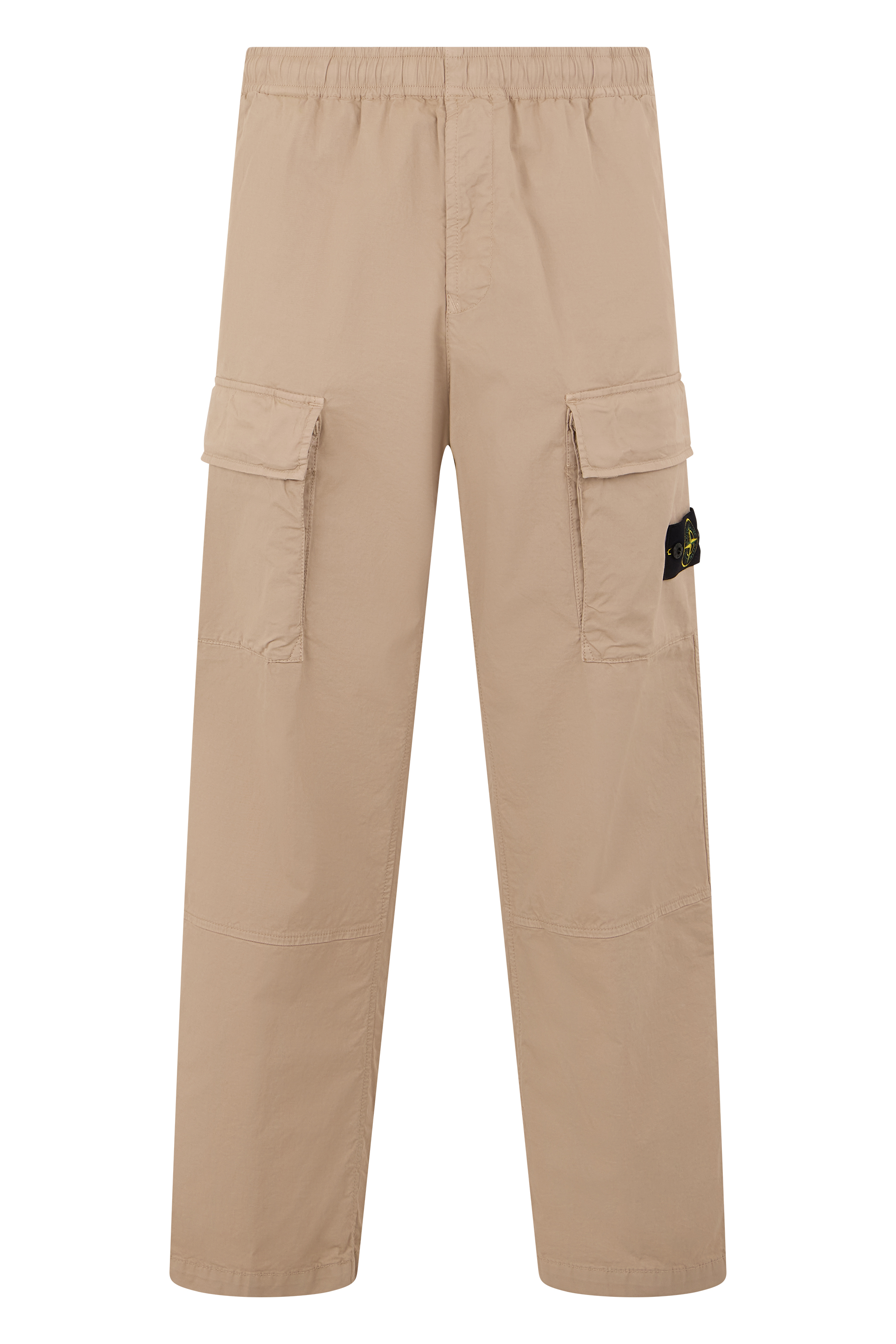 Cotton elasticized cargo pants