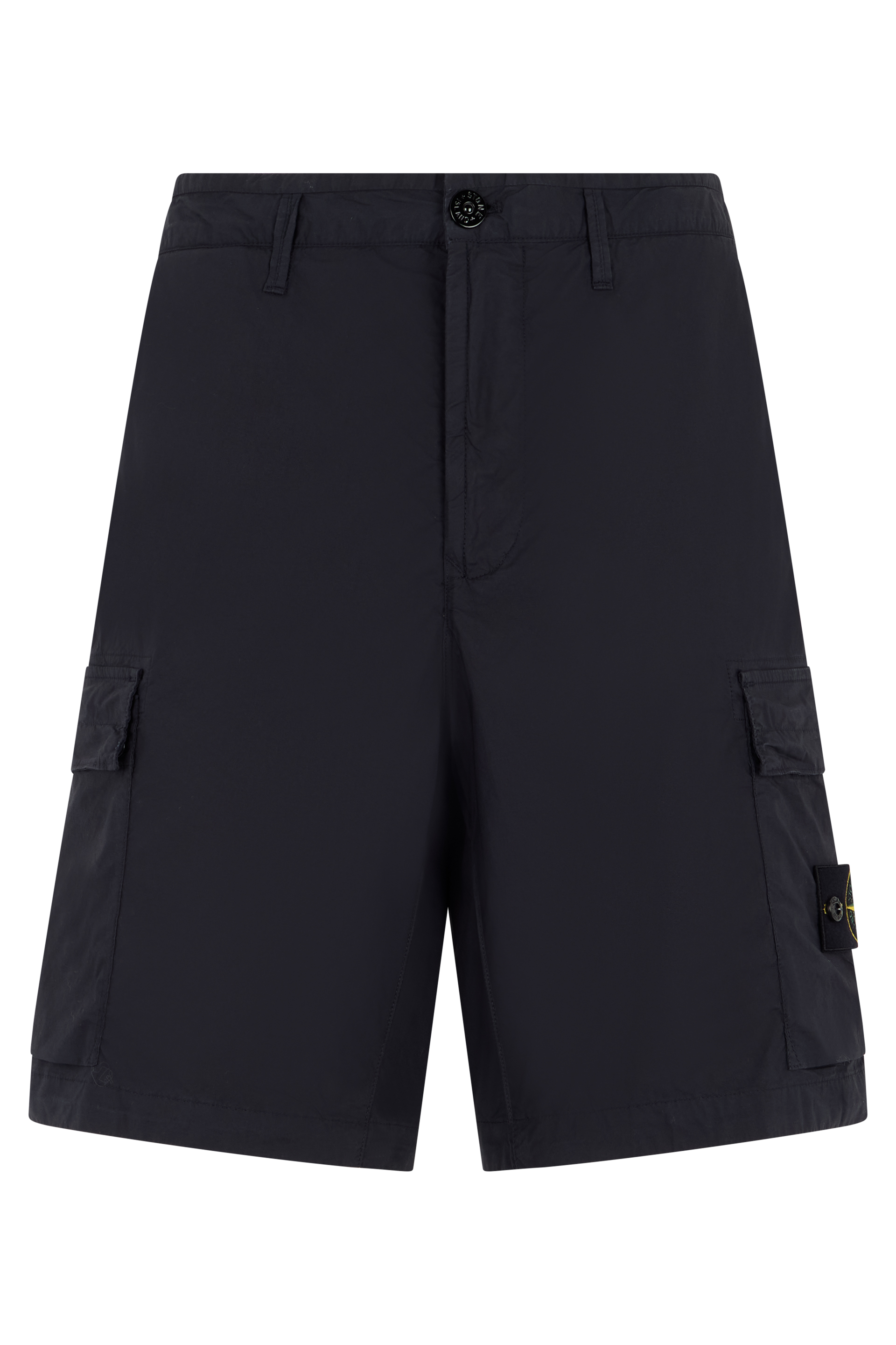 Short pants in cotton blend and elastane