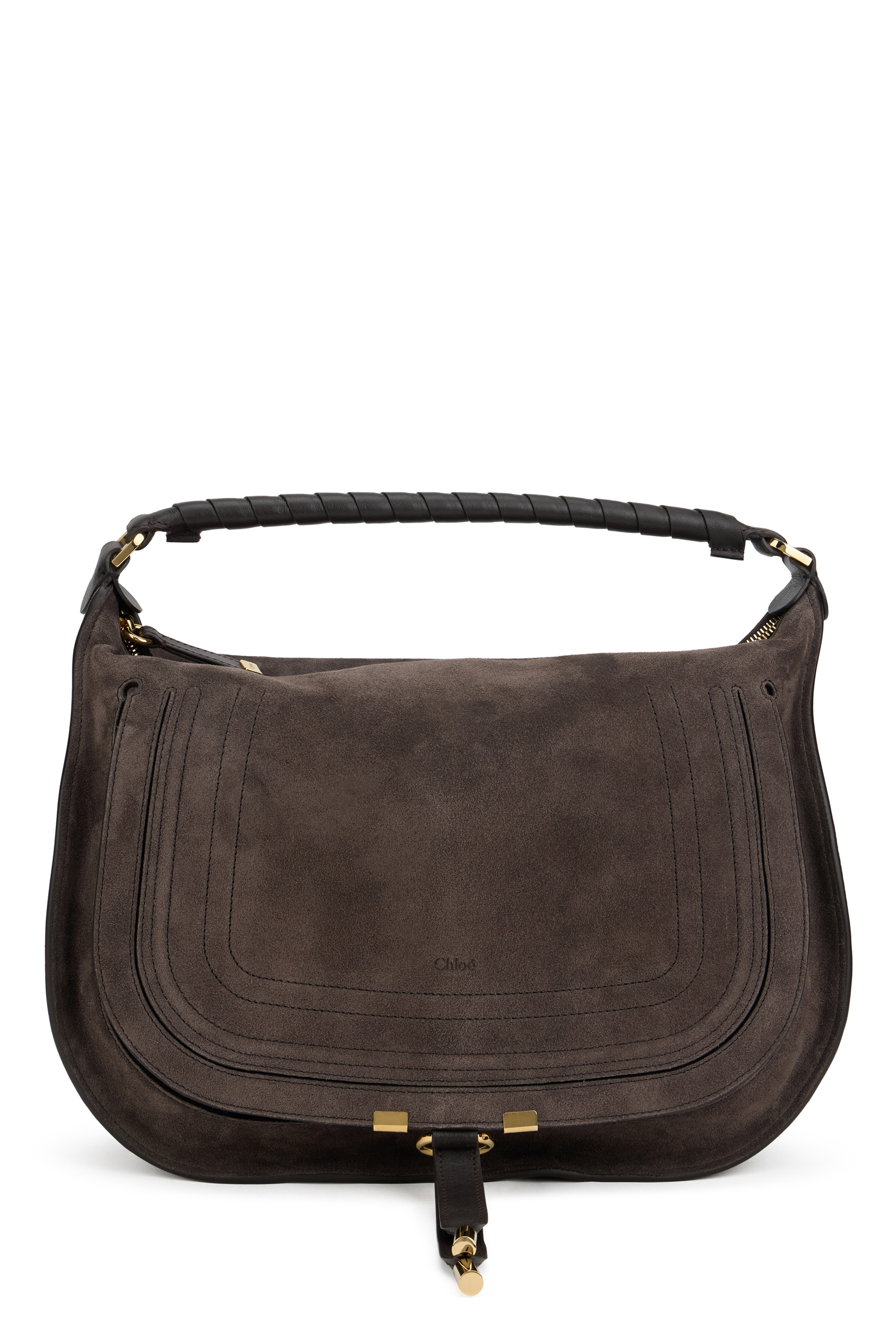 Shoulder bag Marcie in suede leather