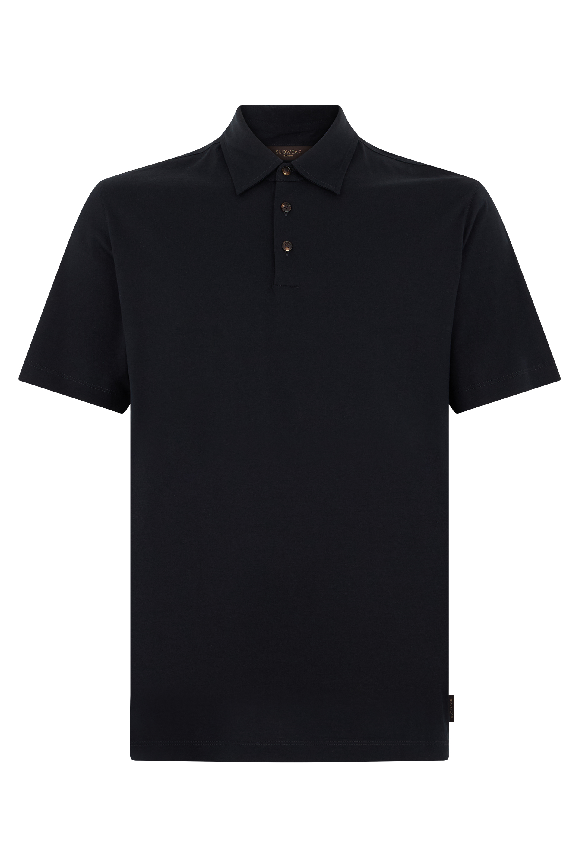 Black Casual Cotton T-shirt