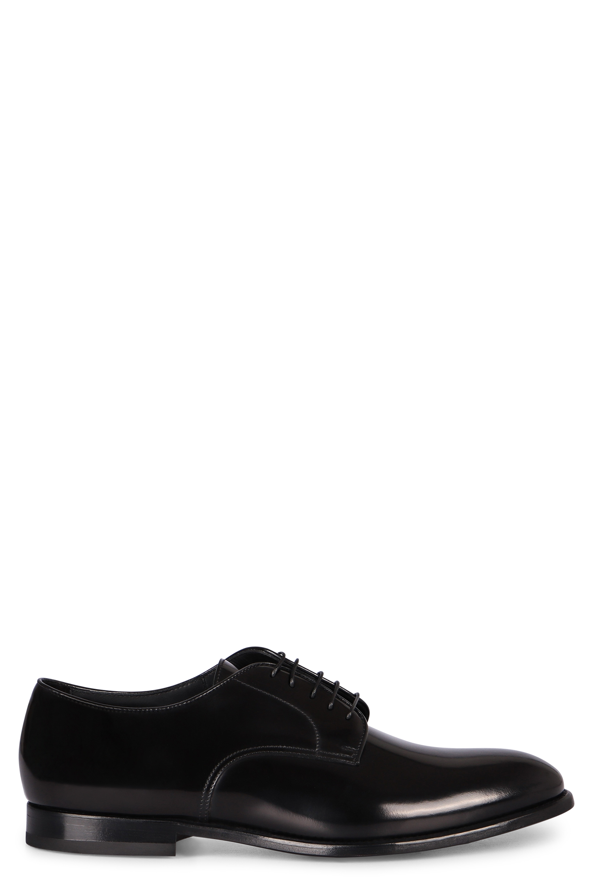 Leather lace-up shoes