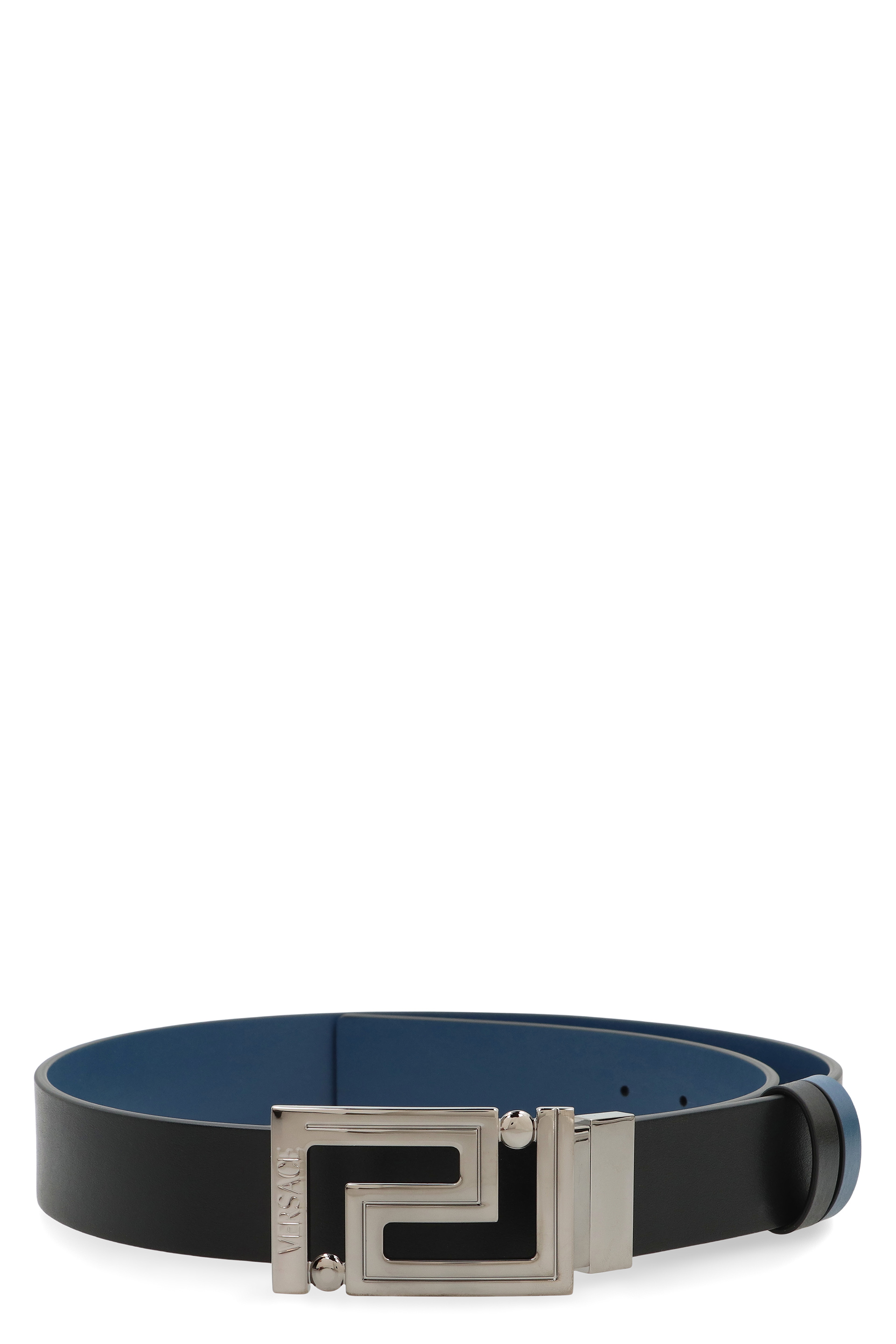 Greek reversible leather belt