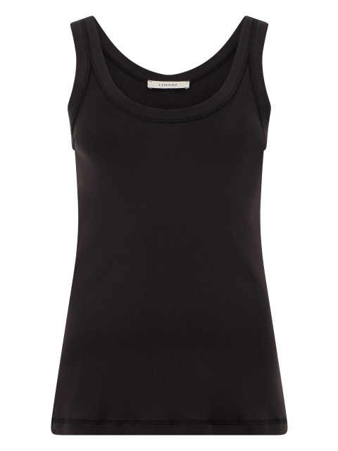 Top without sleeves in cotton