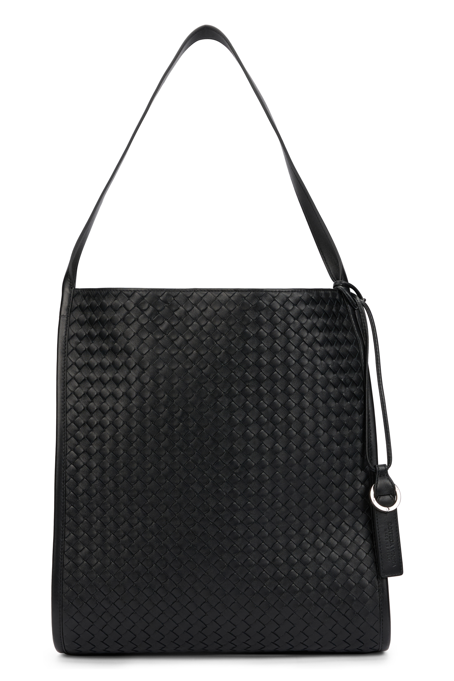 Shopping bag courier in leather