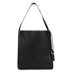 Shopping bag courier in leather