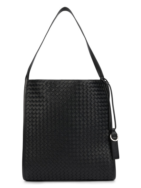 Shopping bag courier in leather