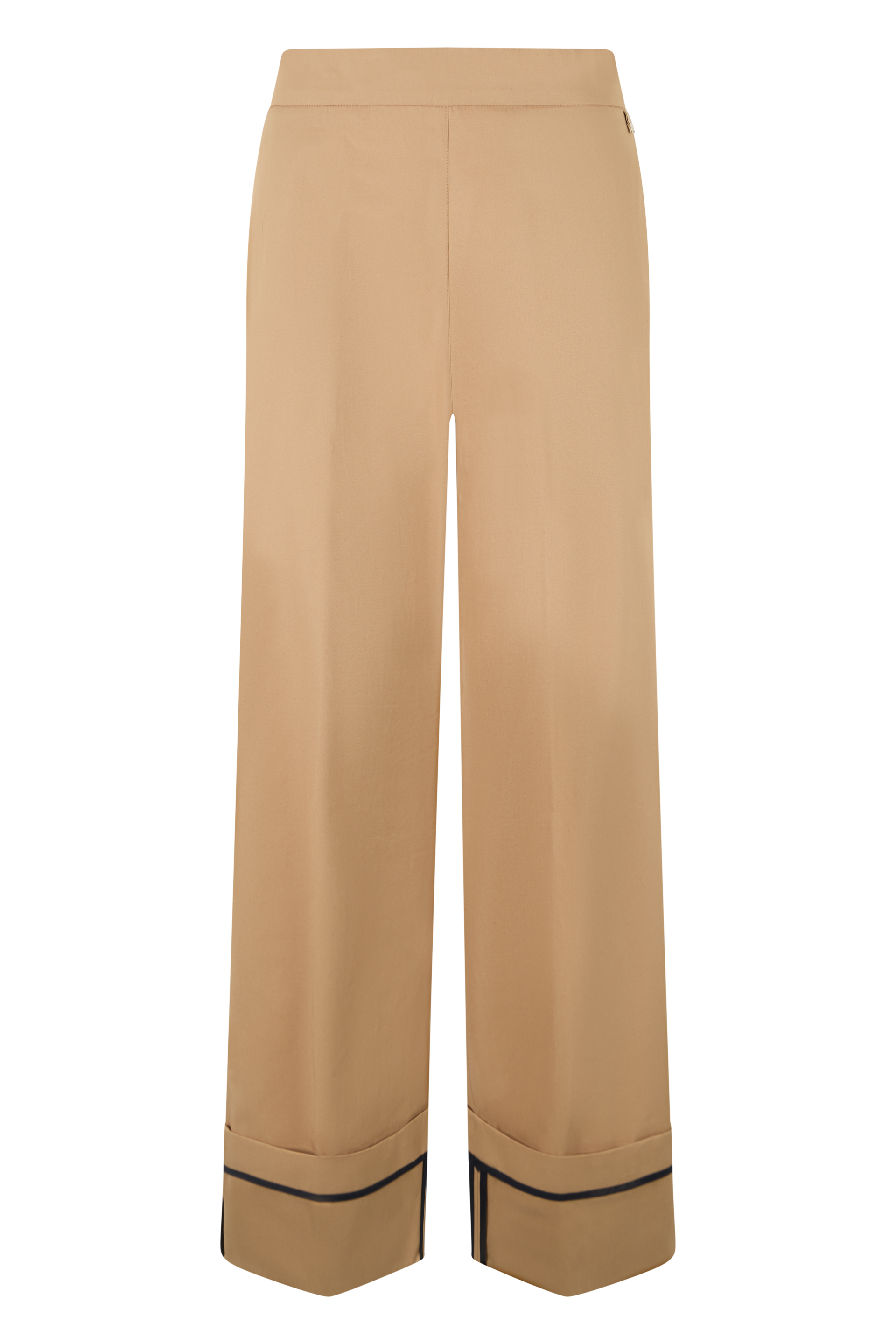 Wide Leg Trousers with Hem