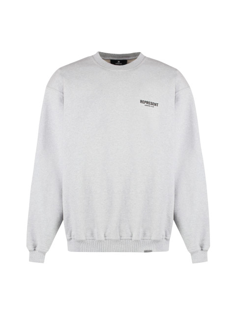 Cotton crew-neck sweatshirt