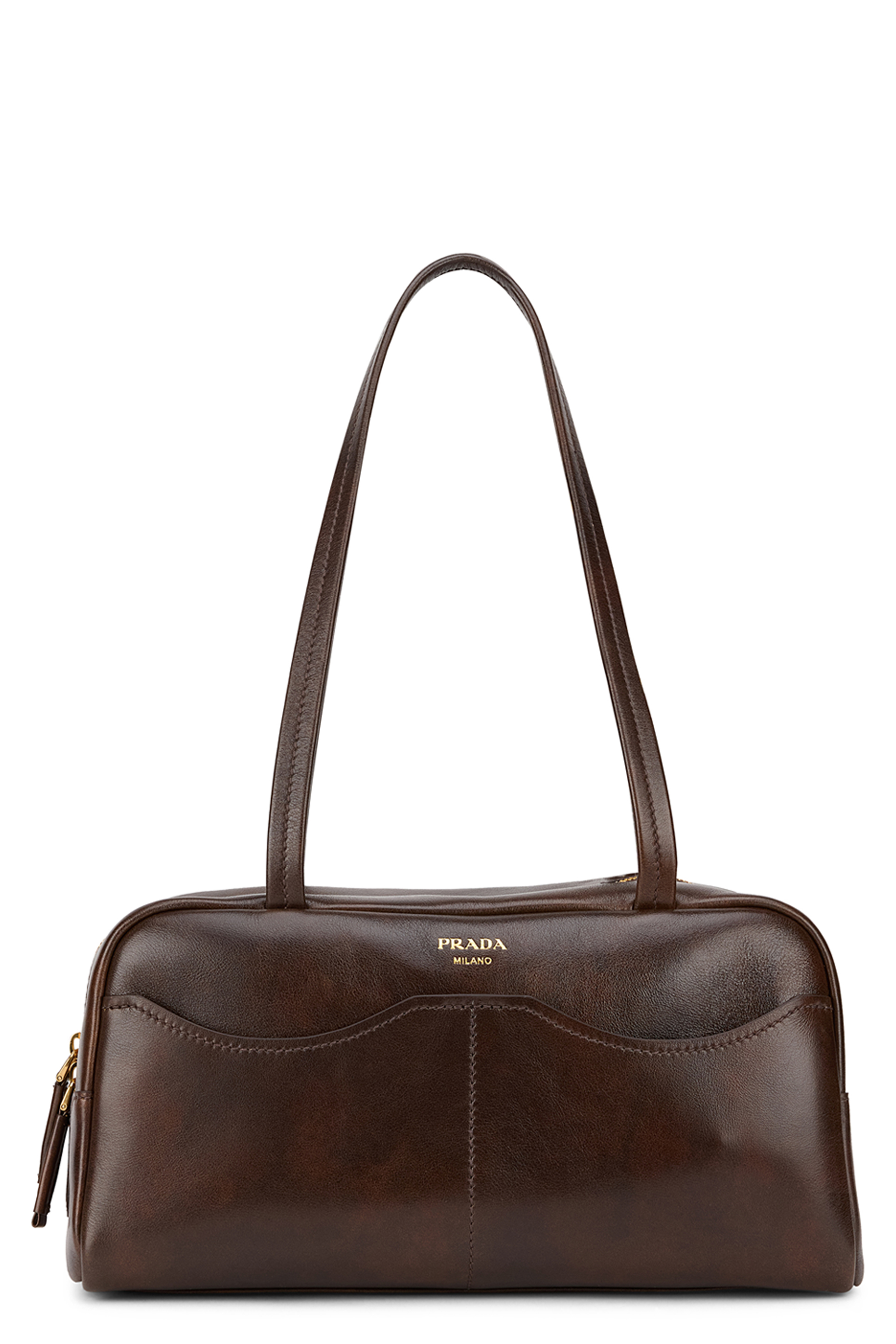 Shoulder bag in leather