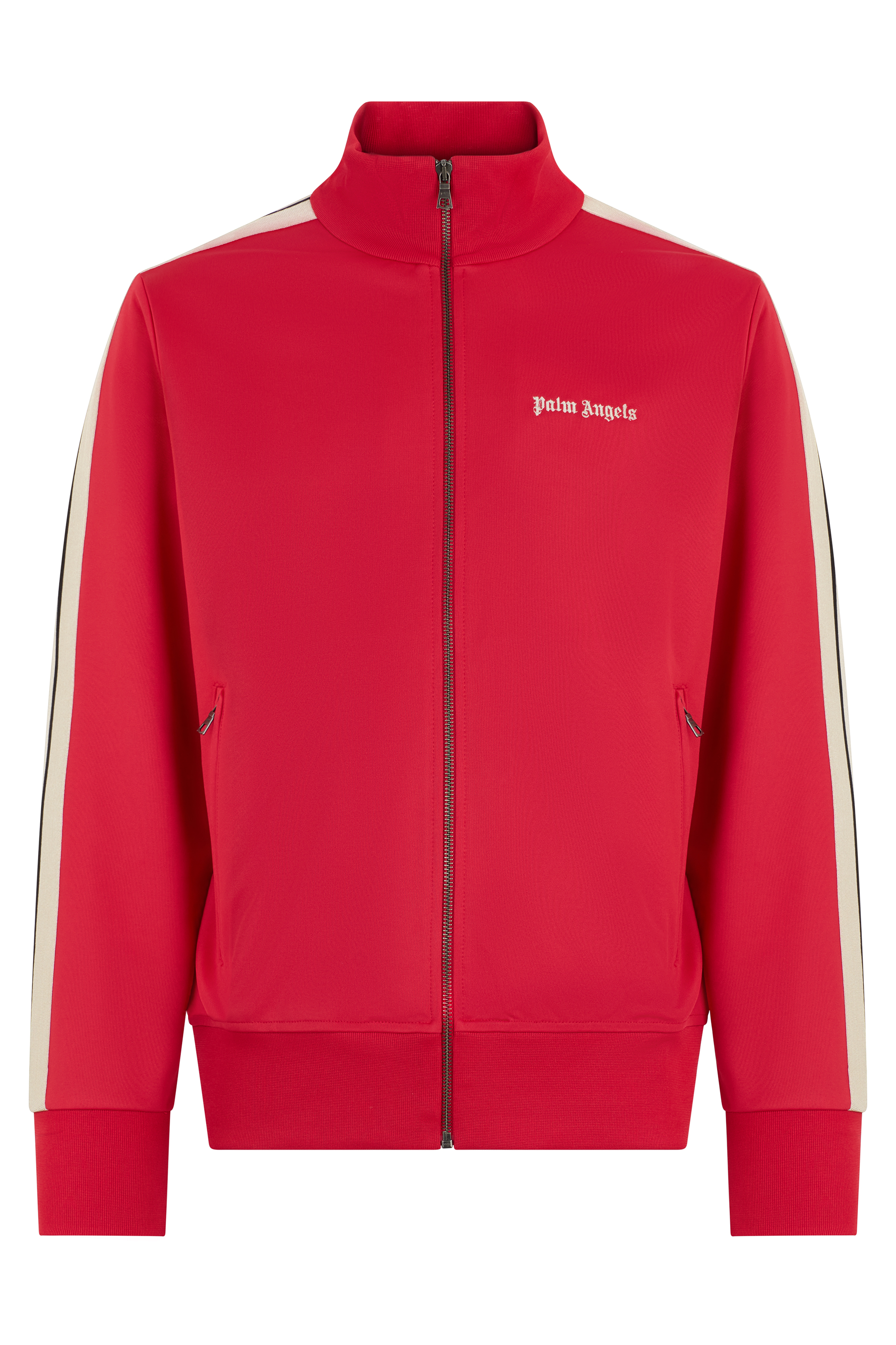 Hoodie with zip and logo