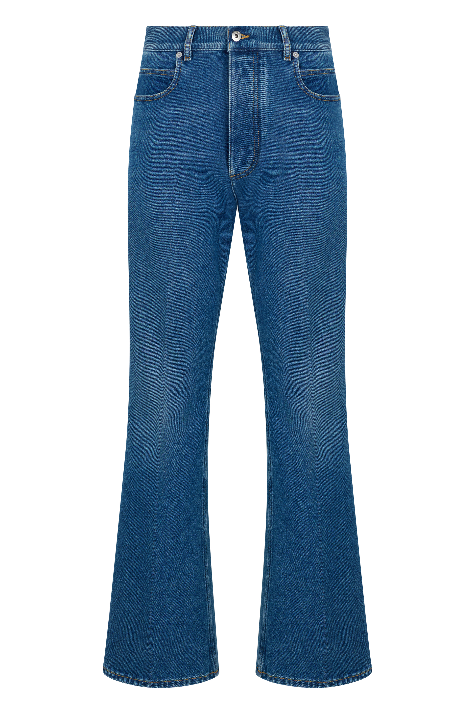 Flared denim jeans