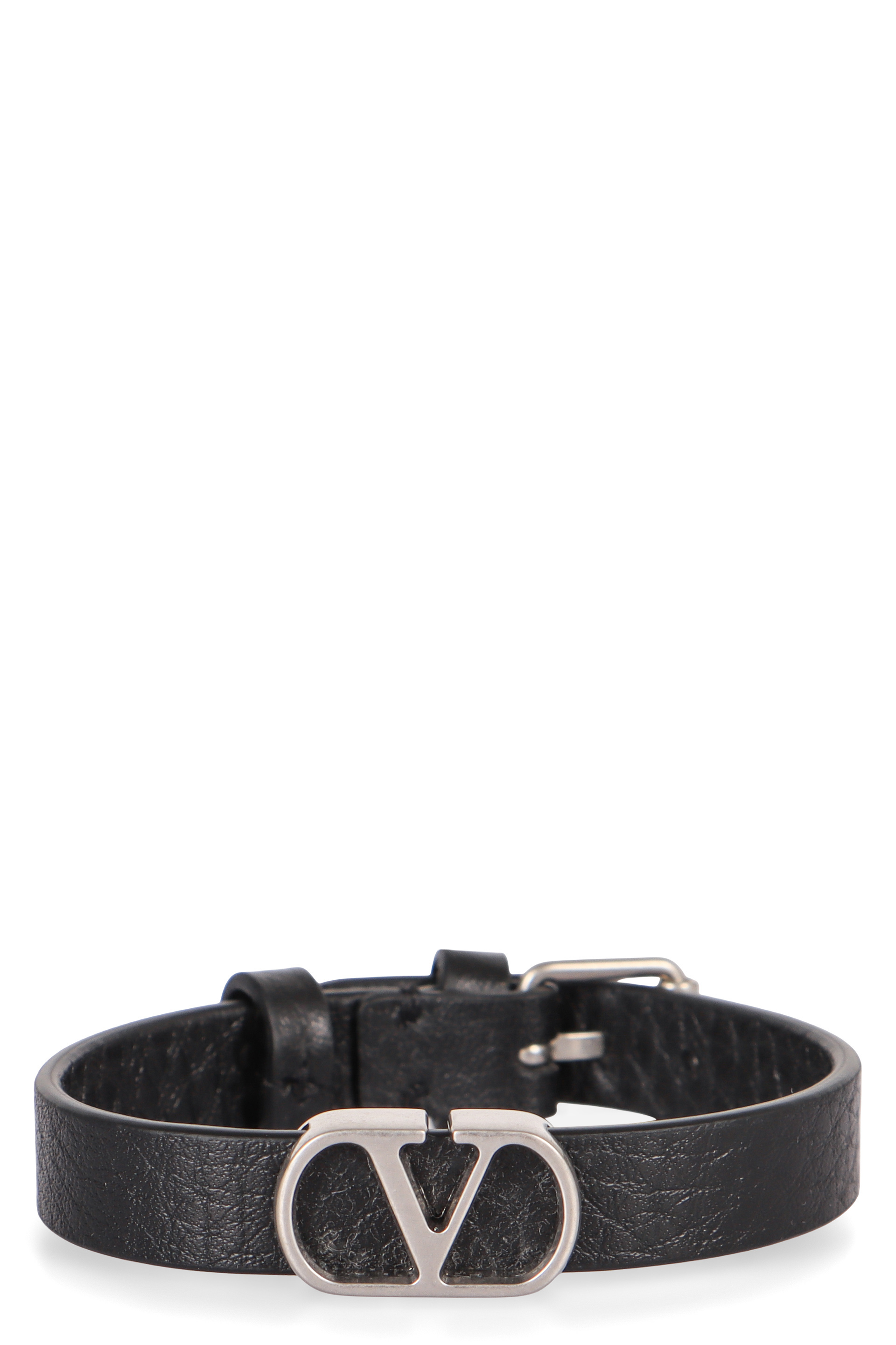 VLogo Signature bracelet in leather